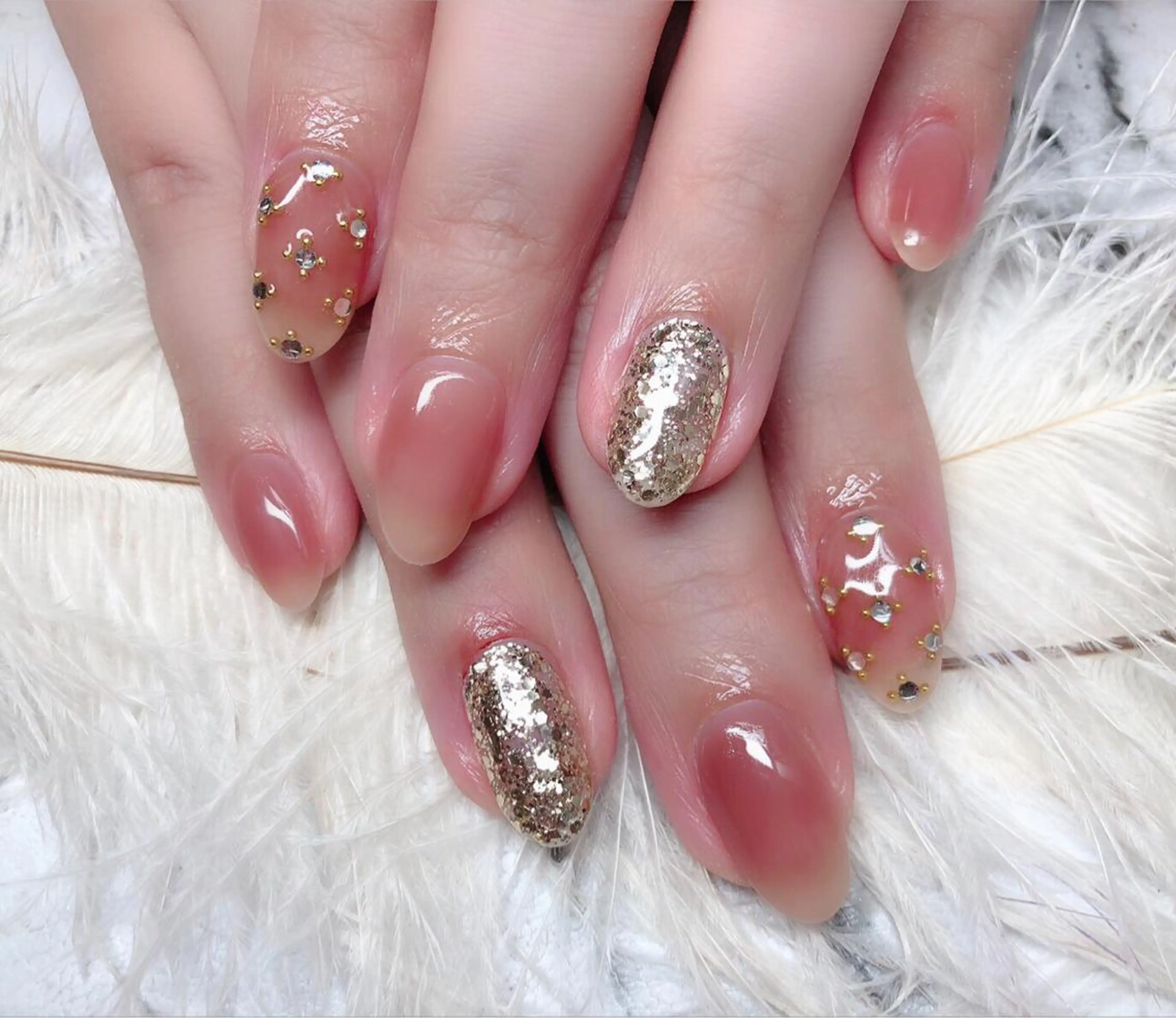 ネイル マジック ミラーのネイルデザイン