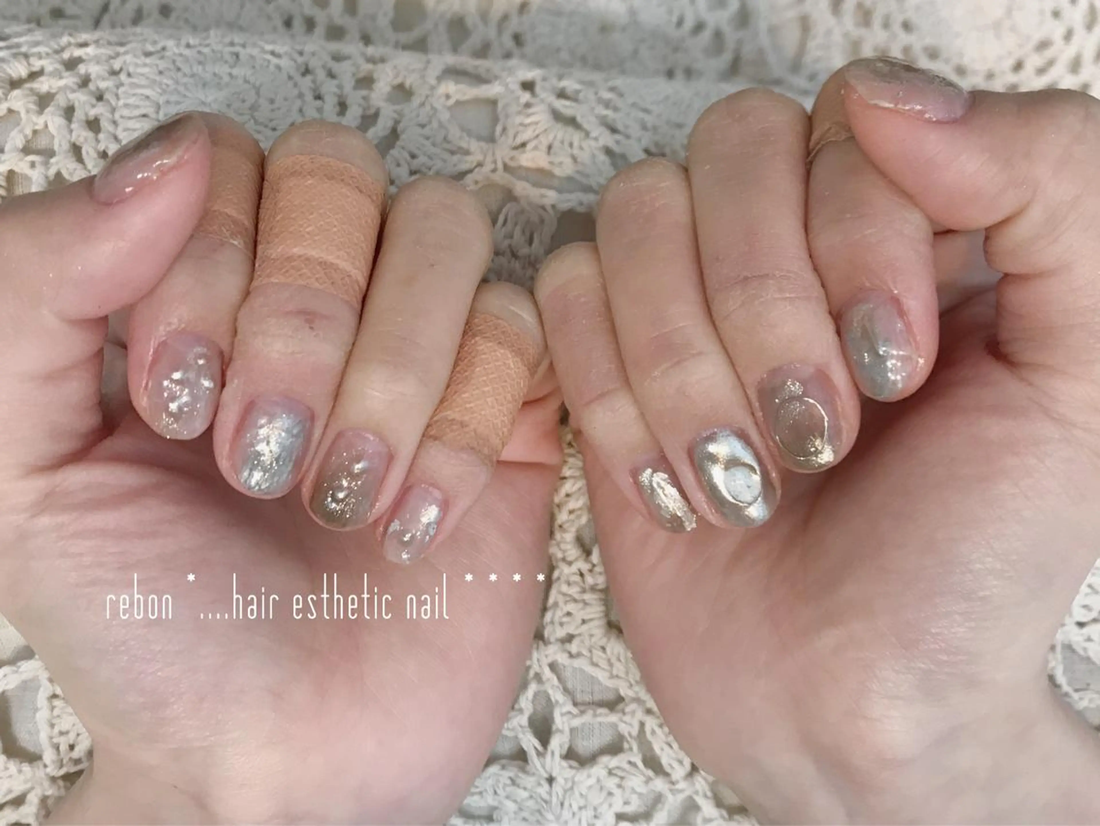 ネイル ハンドネイル フットネイル rebon＊ natsukiのネイルデザイン