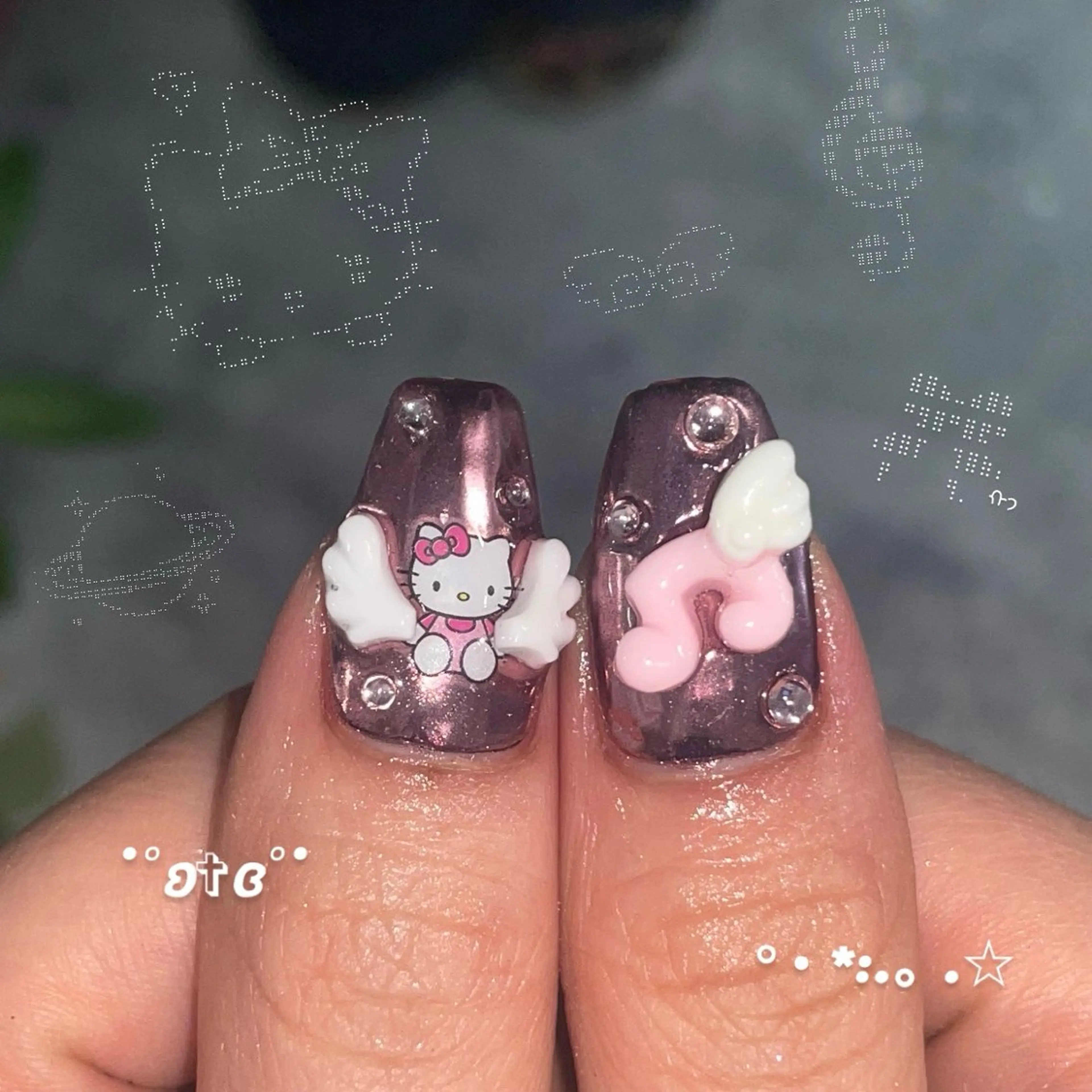 ネイル ジェルネイル ミラーネイル SEIRA⋆✦ Paletteのネイルデザイン