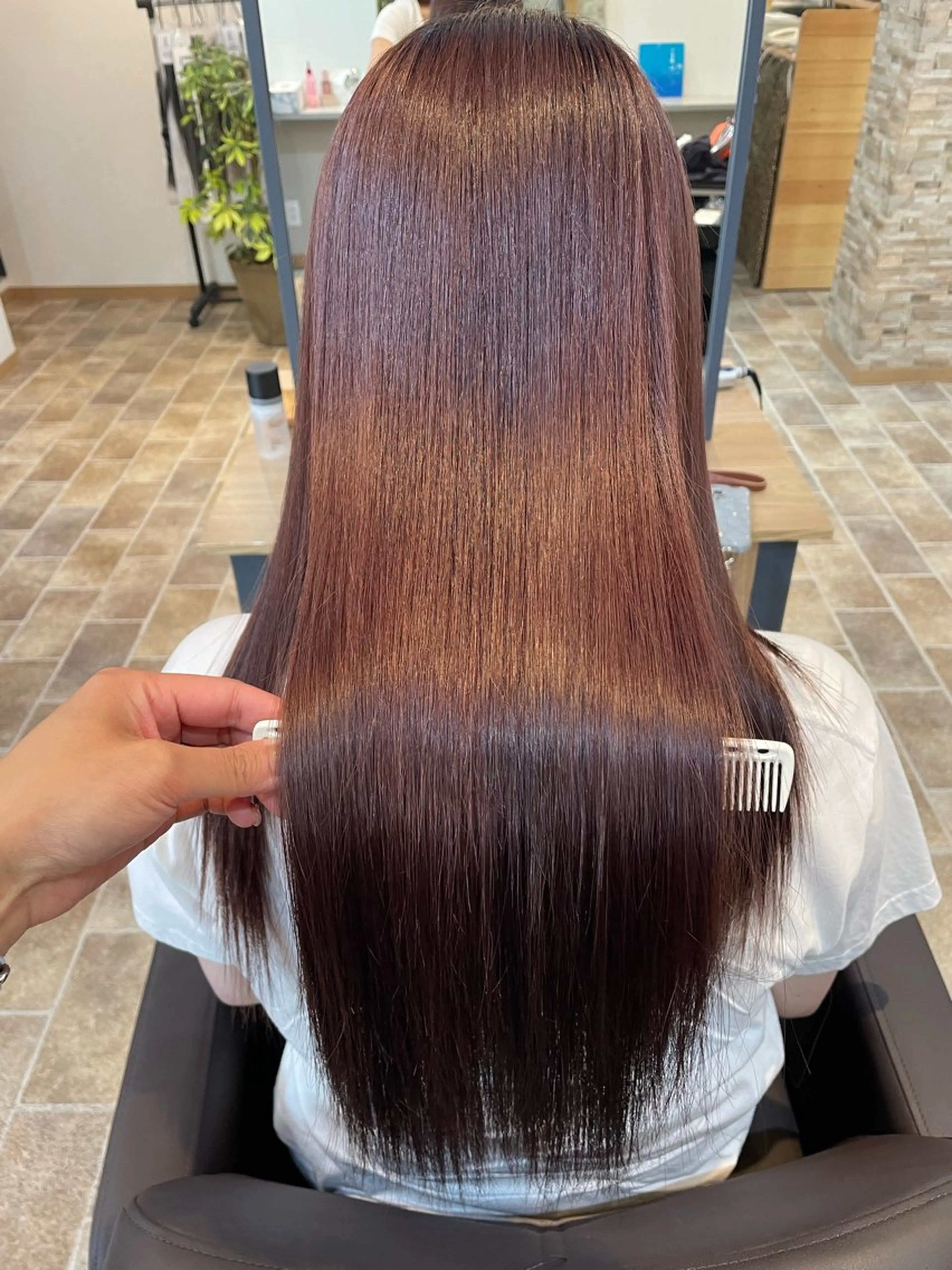 ロング カラー ヘアカラー トリートメント Ammi hair所属・YUI/ ブリーチカラー🌷のヘアスタイル