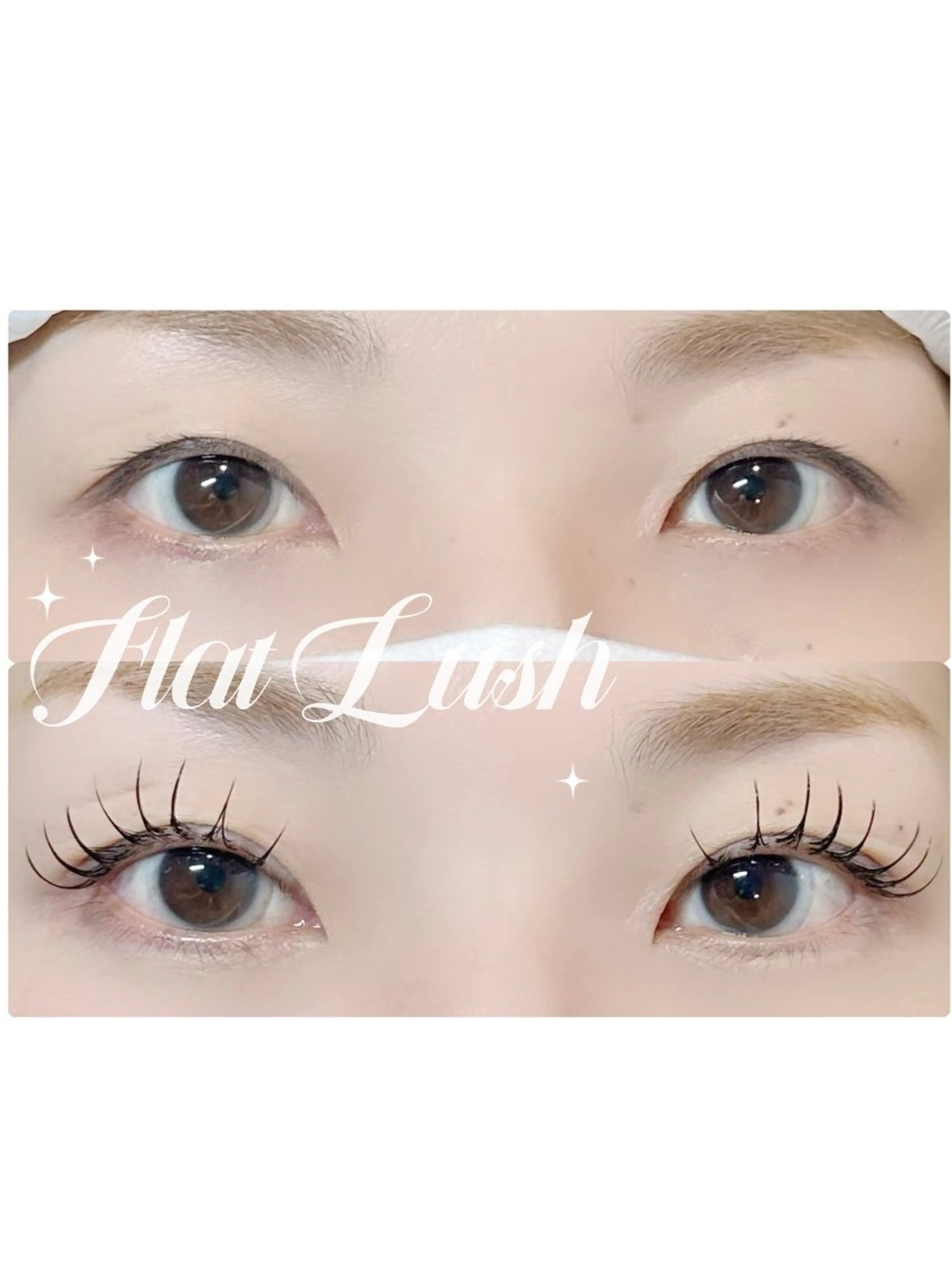 マツエク・マツパ フラットラッシュ 井上 沙耶のマツエク・マツパデザイン