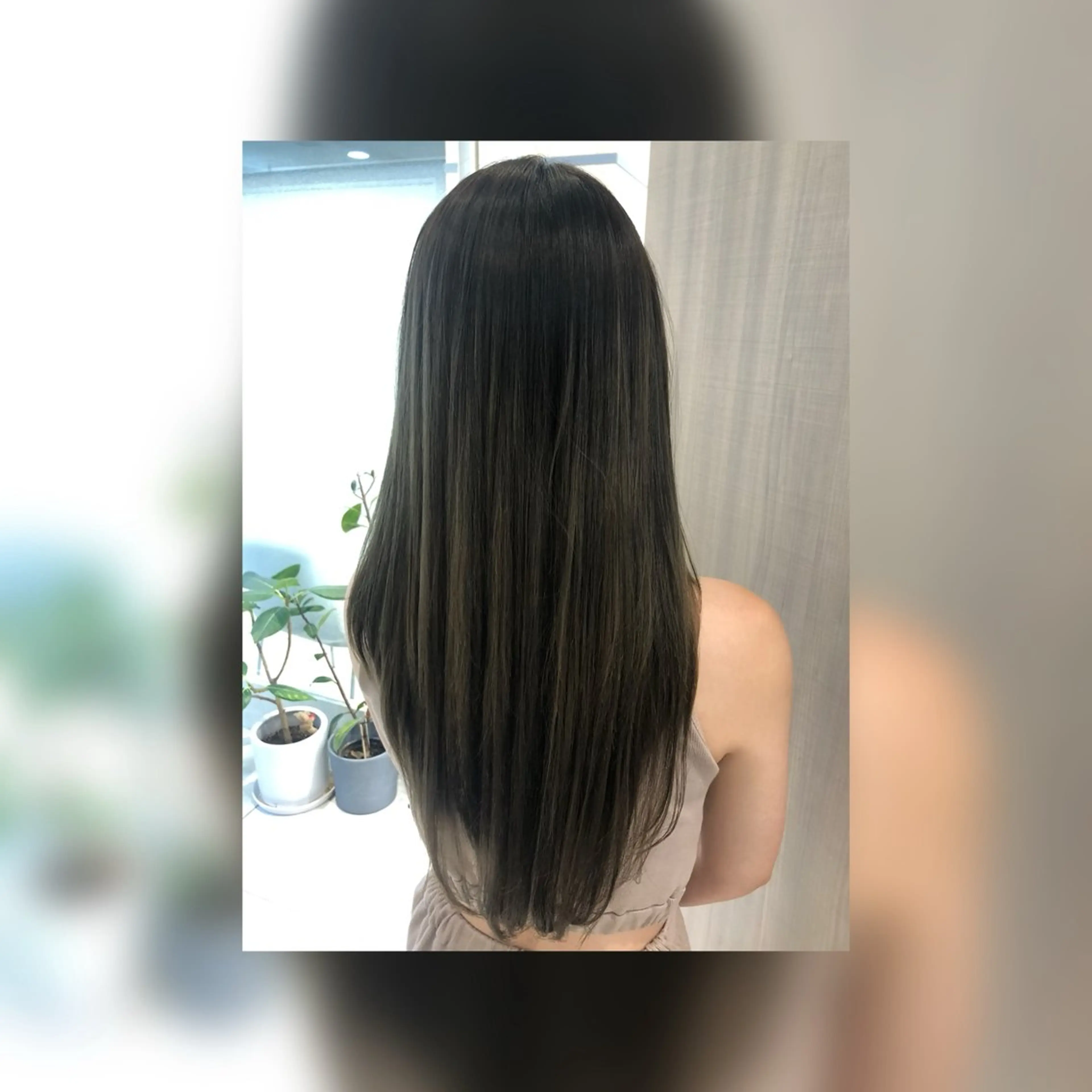 ロング カラー ヘアカラー トリートメント 縮毛矯正/髪質改善/ 艶髪ササキナツミのヘアスタイル