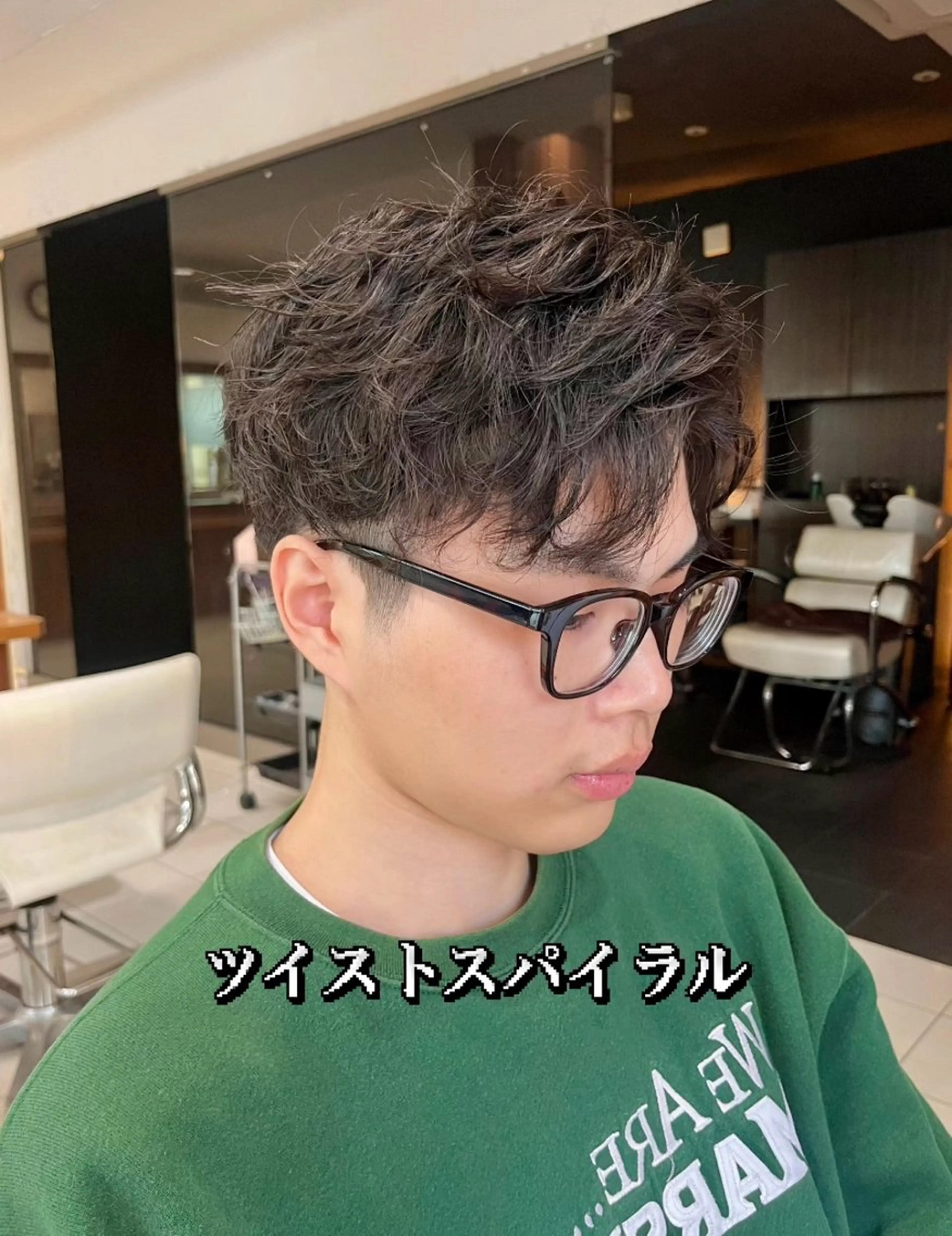 ショート パーマ メンズ カット パーマ 【パーマ特化美容師】 🔥Yoshiyaのヘアスタイル