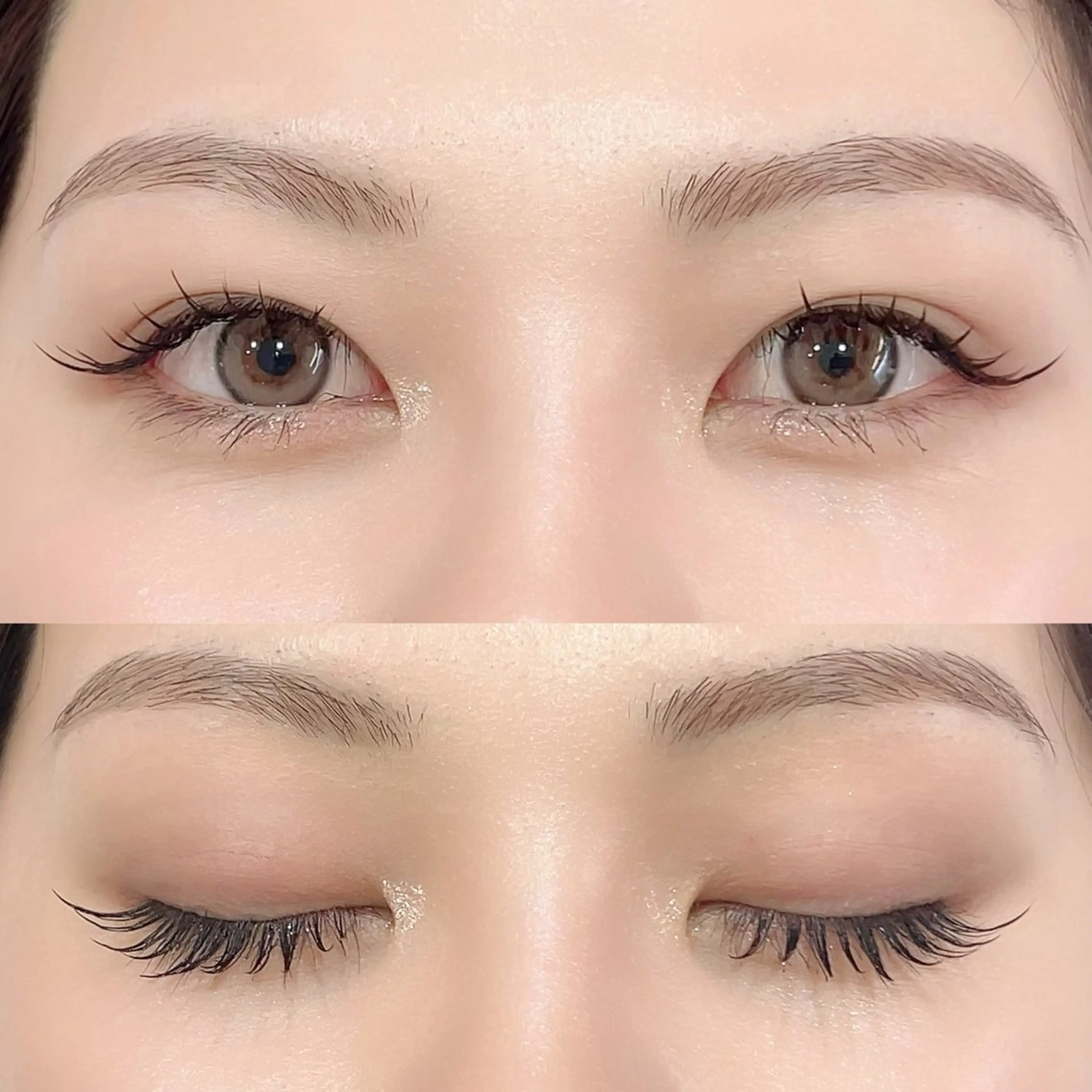 マツエク・マツパ フラットラッシュ Jカール 目尻長め ナチュラル CERRONE eyelash岩村のマツエク・マツパデザイン