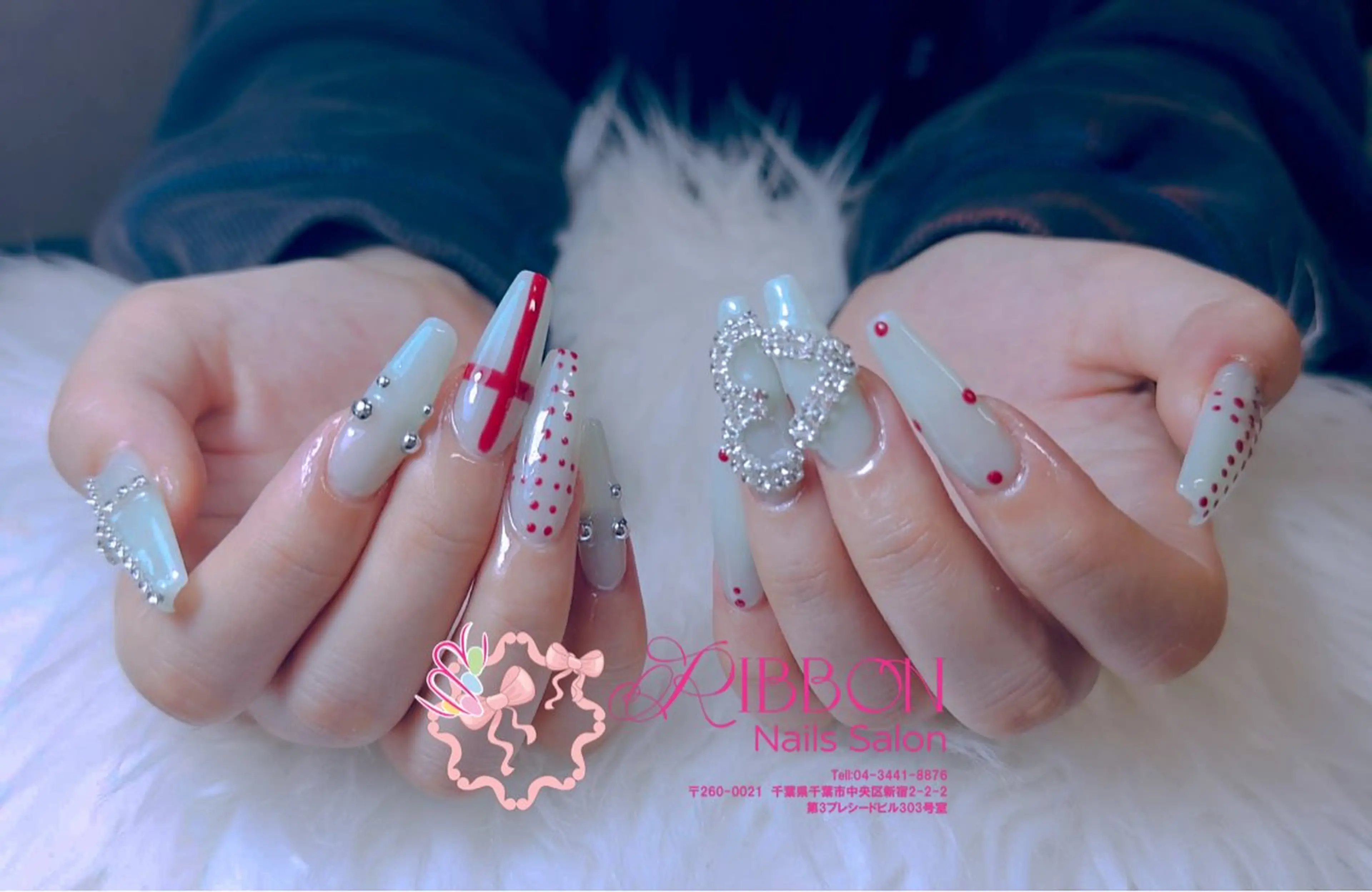 ネイル フレンチネイル ジェルネイル マグネットネイル 持ち込み ニュアンスネイル ハンドネイル Ribbonnail salonのネイルデザイン