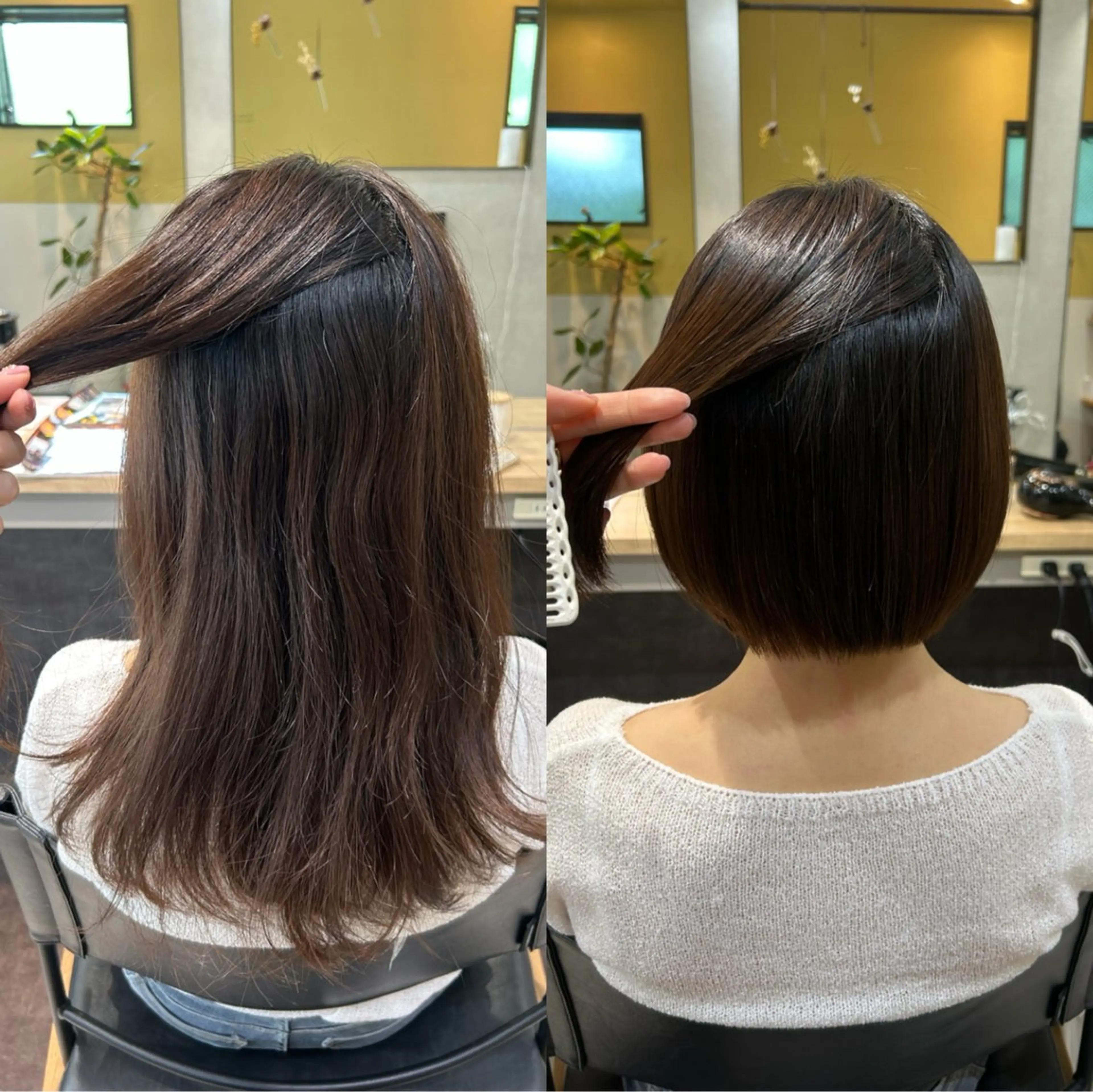 ショート パーマ 髪質改善 ストレートパーマ カット 縮毛矯正 トリートメント hub hair レイヤー/透明感のヘアスタイル