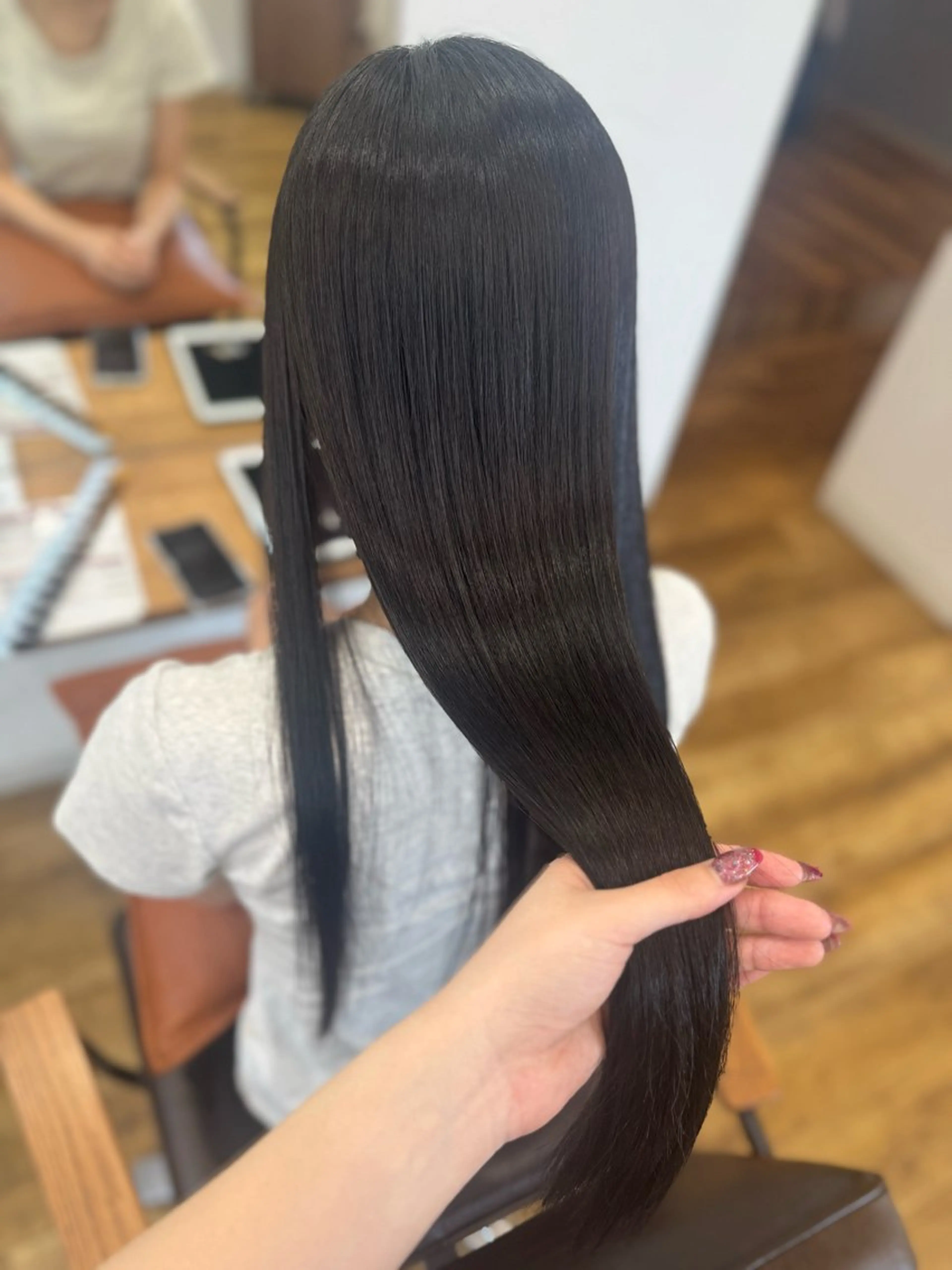 ロング カラー kyoka 髪質改善/縮毛矯正のヘアスタイル