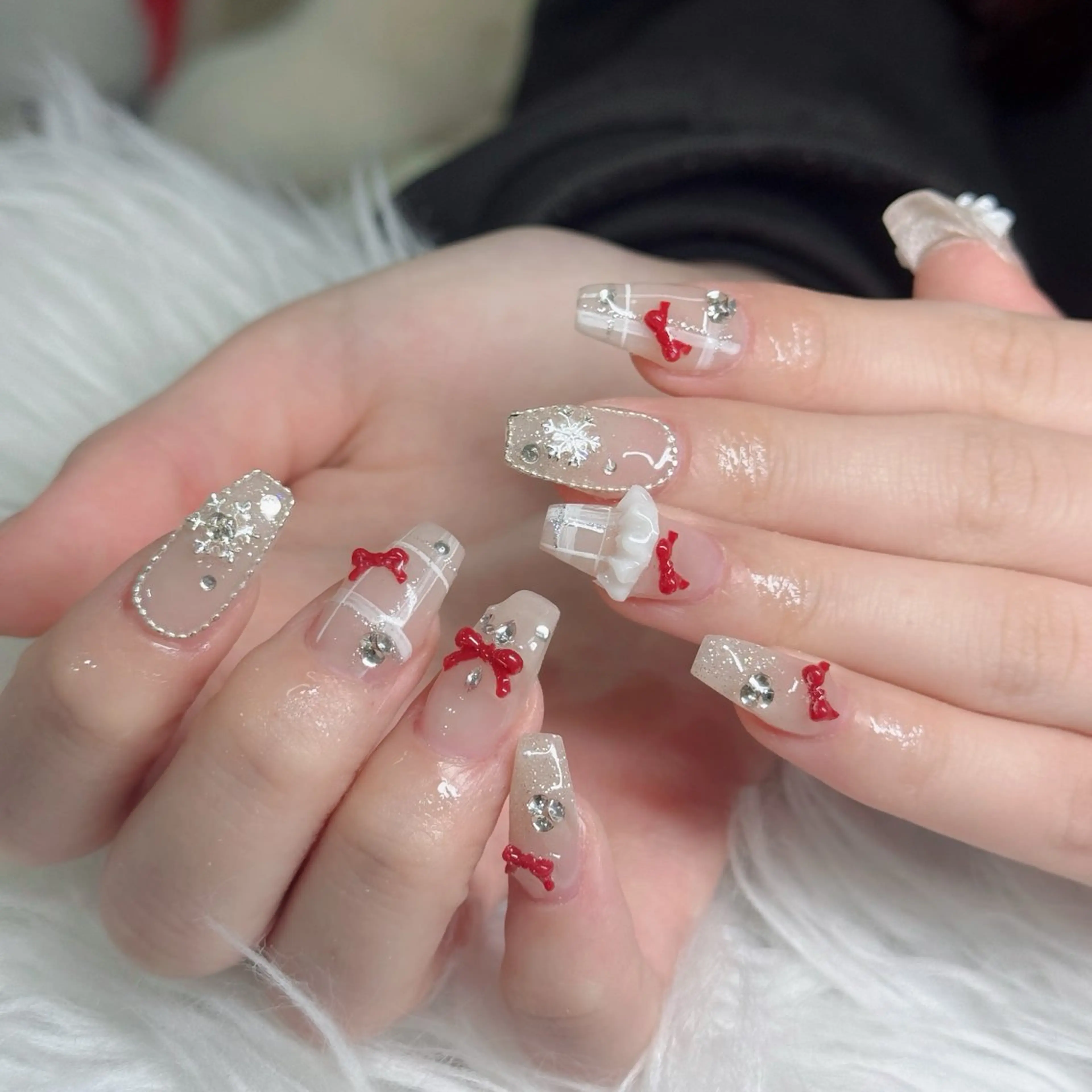ネイル フットネイル フレンチネイル グラデーション 韓国ネイル ロングネイル ハンドネイル Hani Nail Salonのネイルデザイン