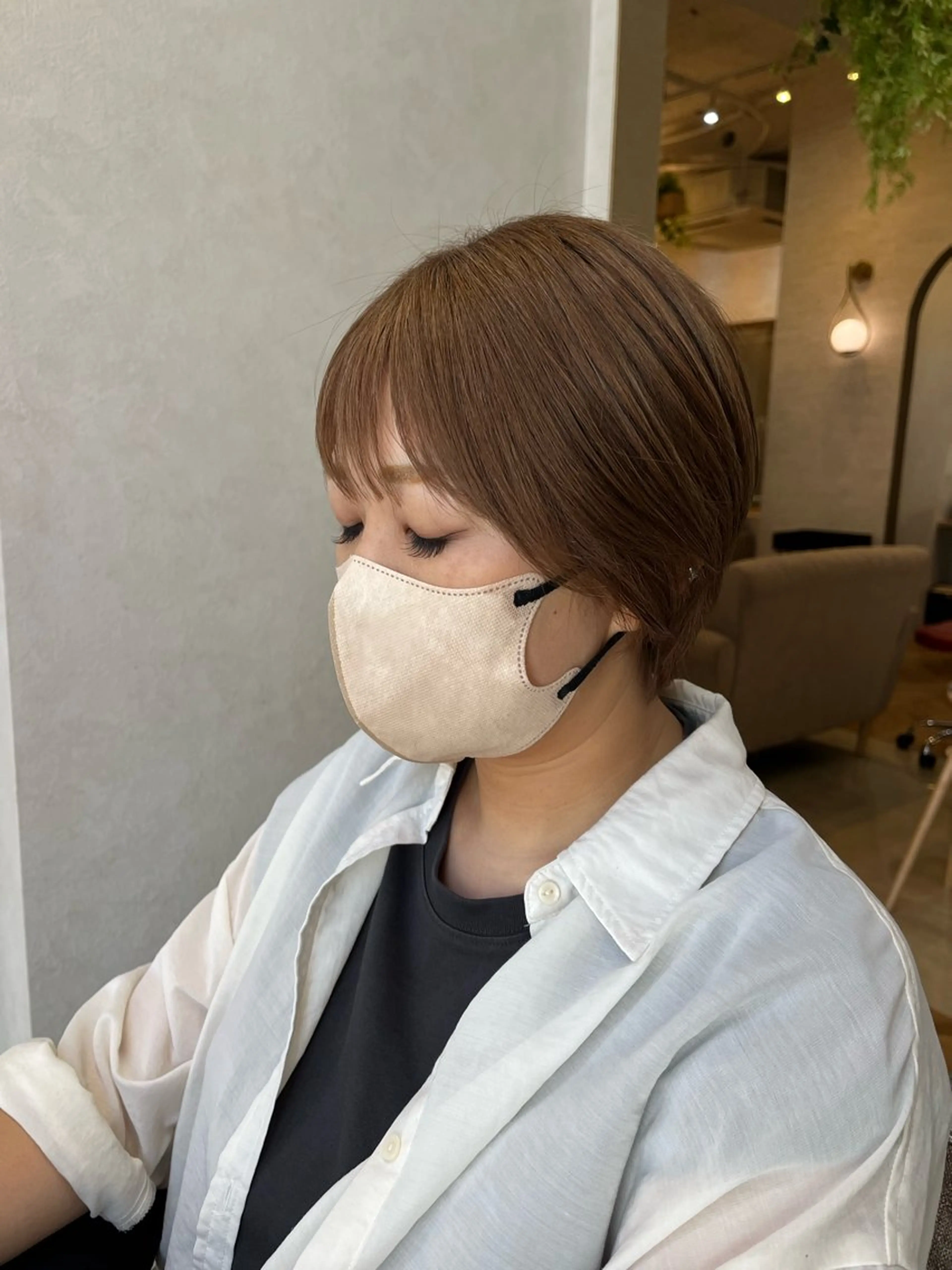 ショート newi大分/ 磯部栞里／艶感カラーのヘアスタイル