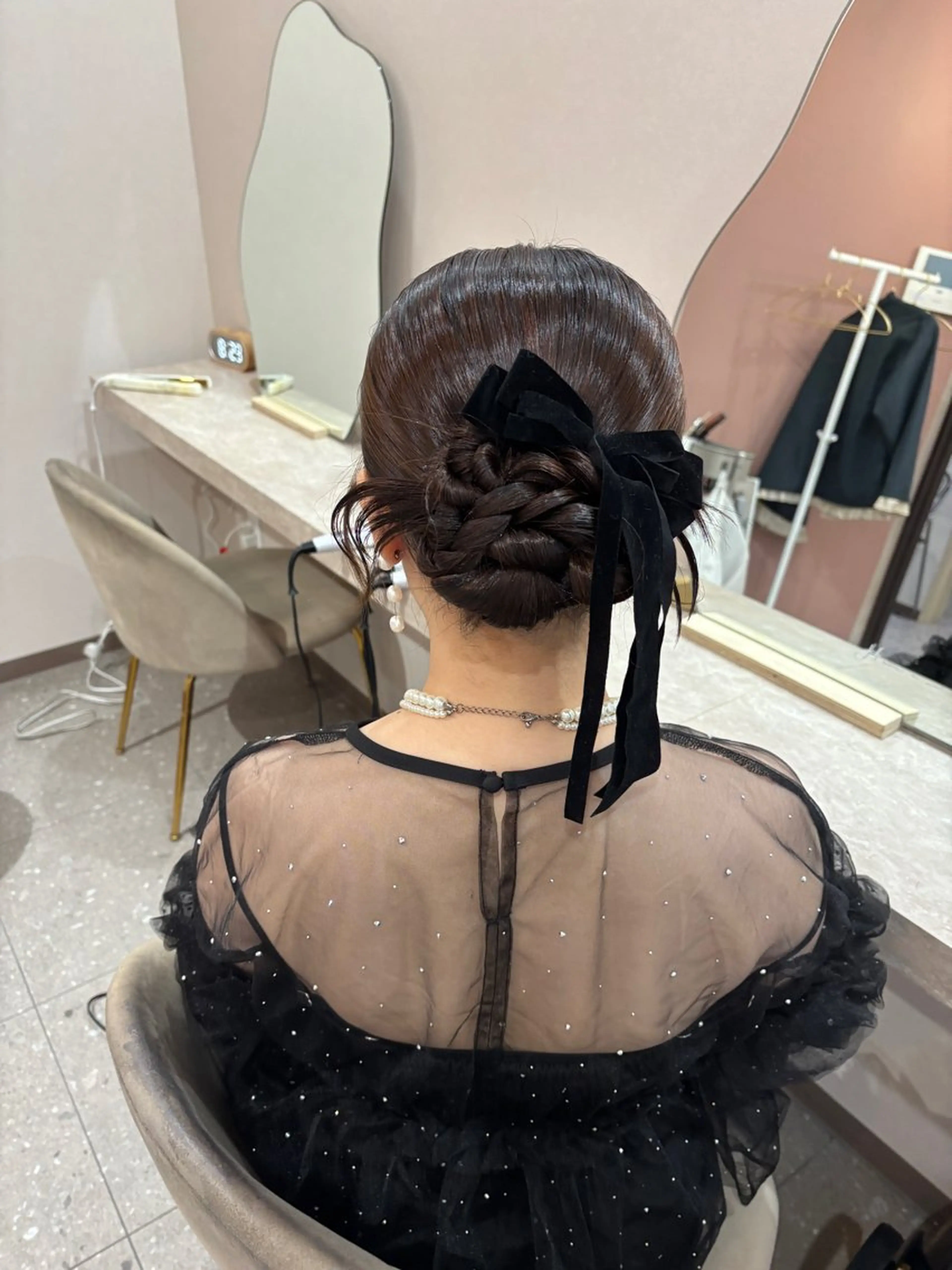 ヘアアレンジ ヘアセット Mila hinaのヘアスタイル