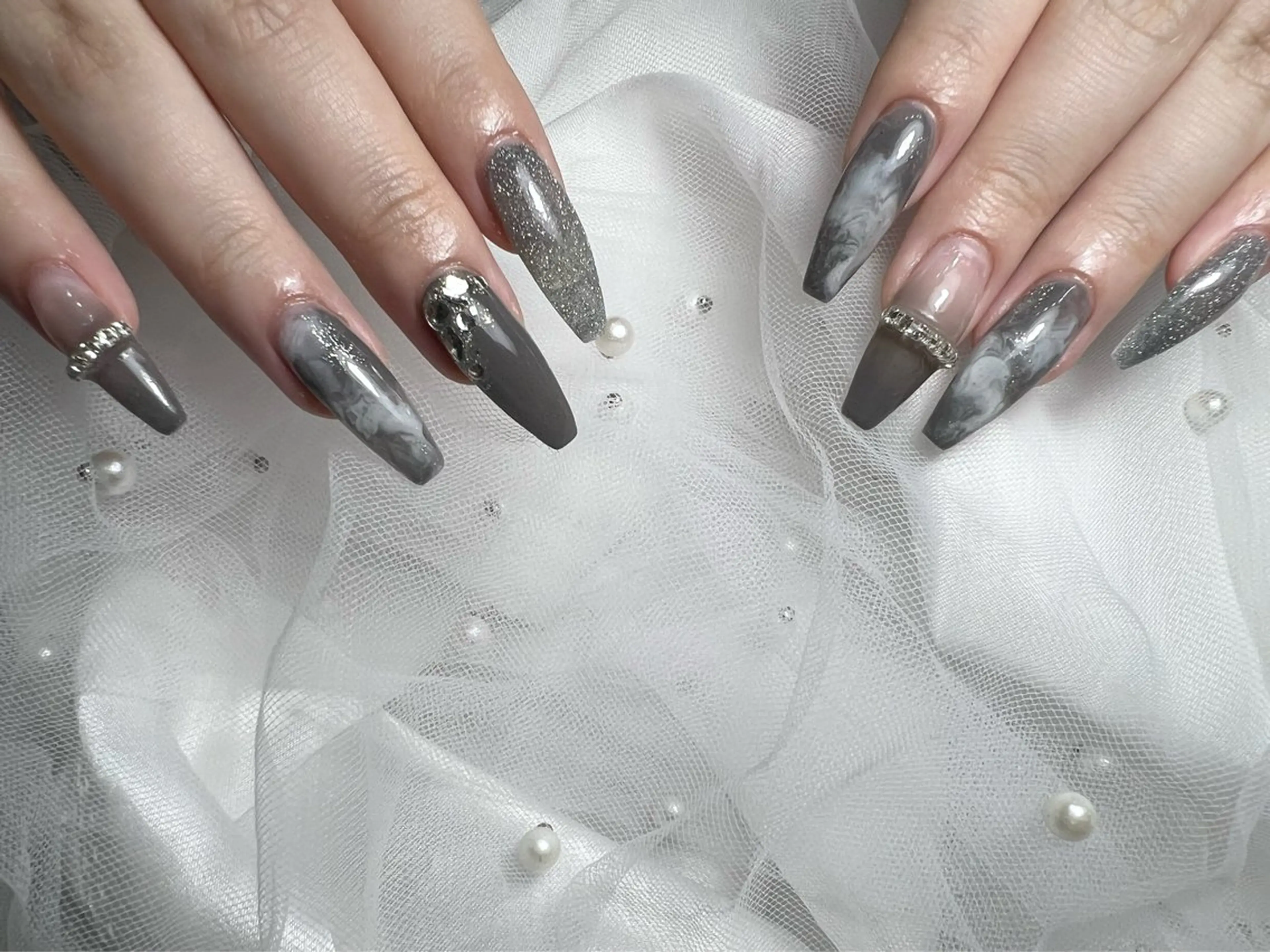 ロング nail salon ViBlissのネイルデザイン