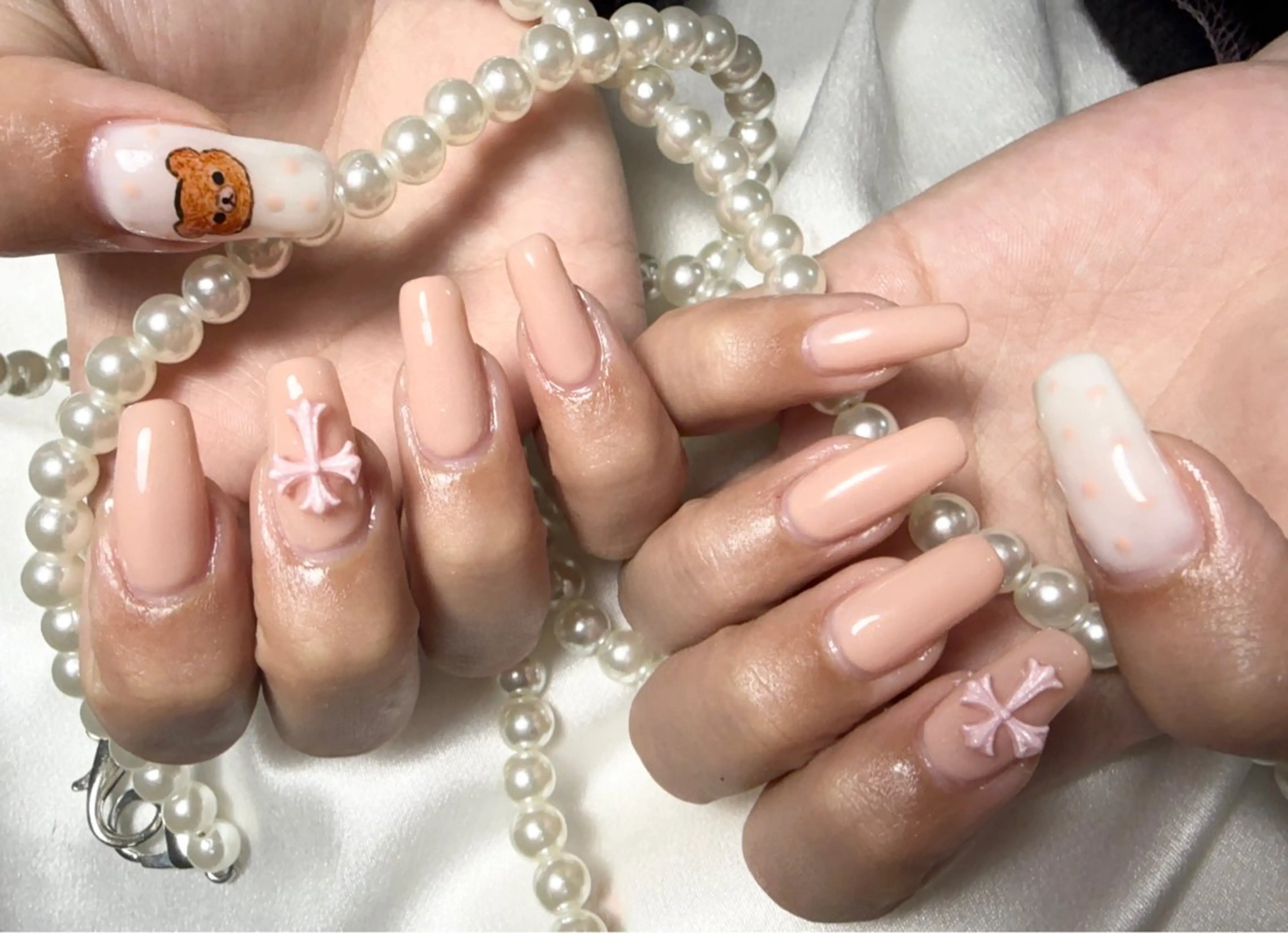 ネイル ピンク ハンドネイル 麗 奈のネイルデザイン