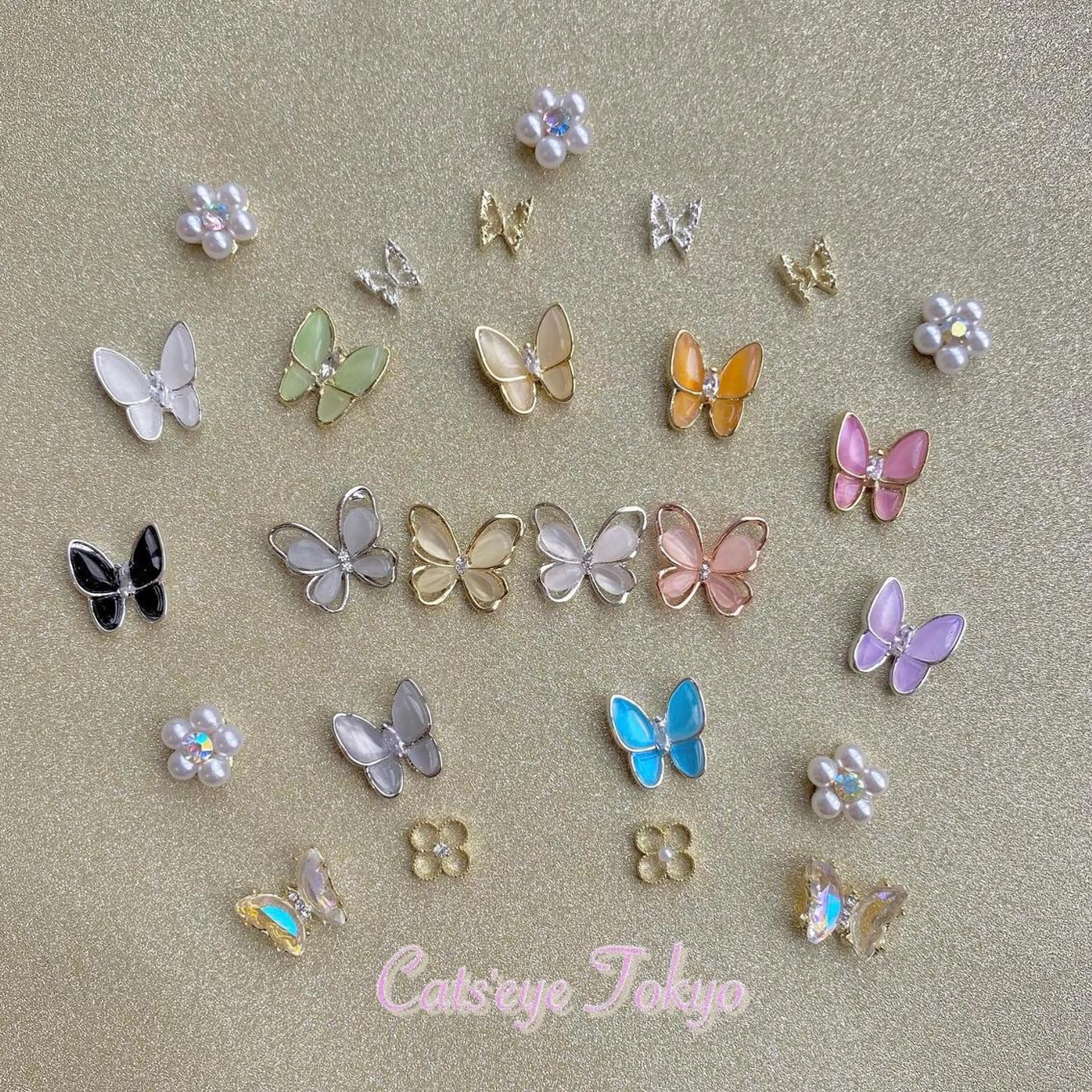 ネイル マツエク・マツパ 春ネイル Cat's eye TOKYO 新宿店のネイルデザイン