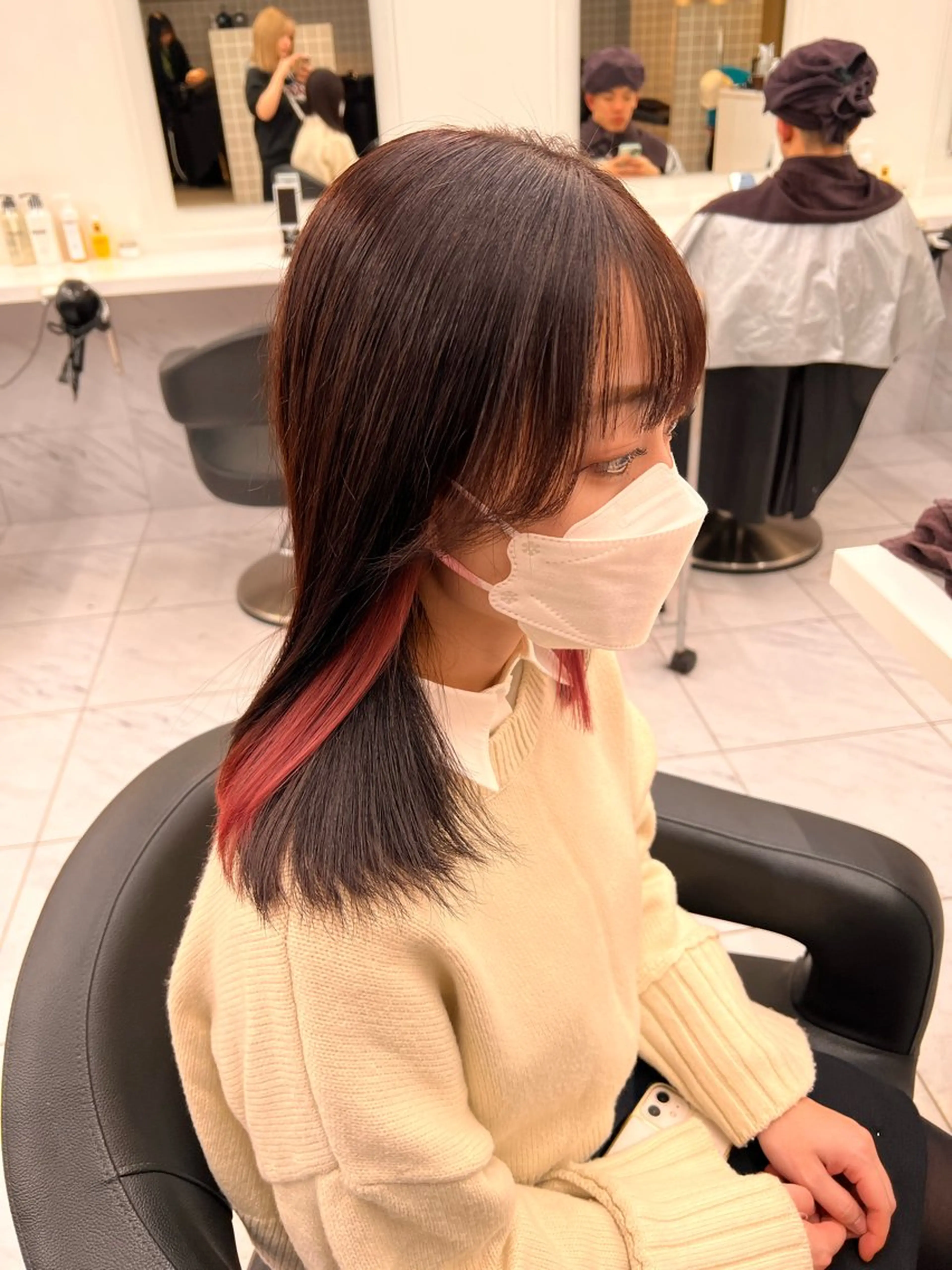 ロング カラー 💖札幌カラー 指名No.1💖玲奈のヘアスタイル