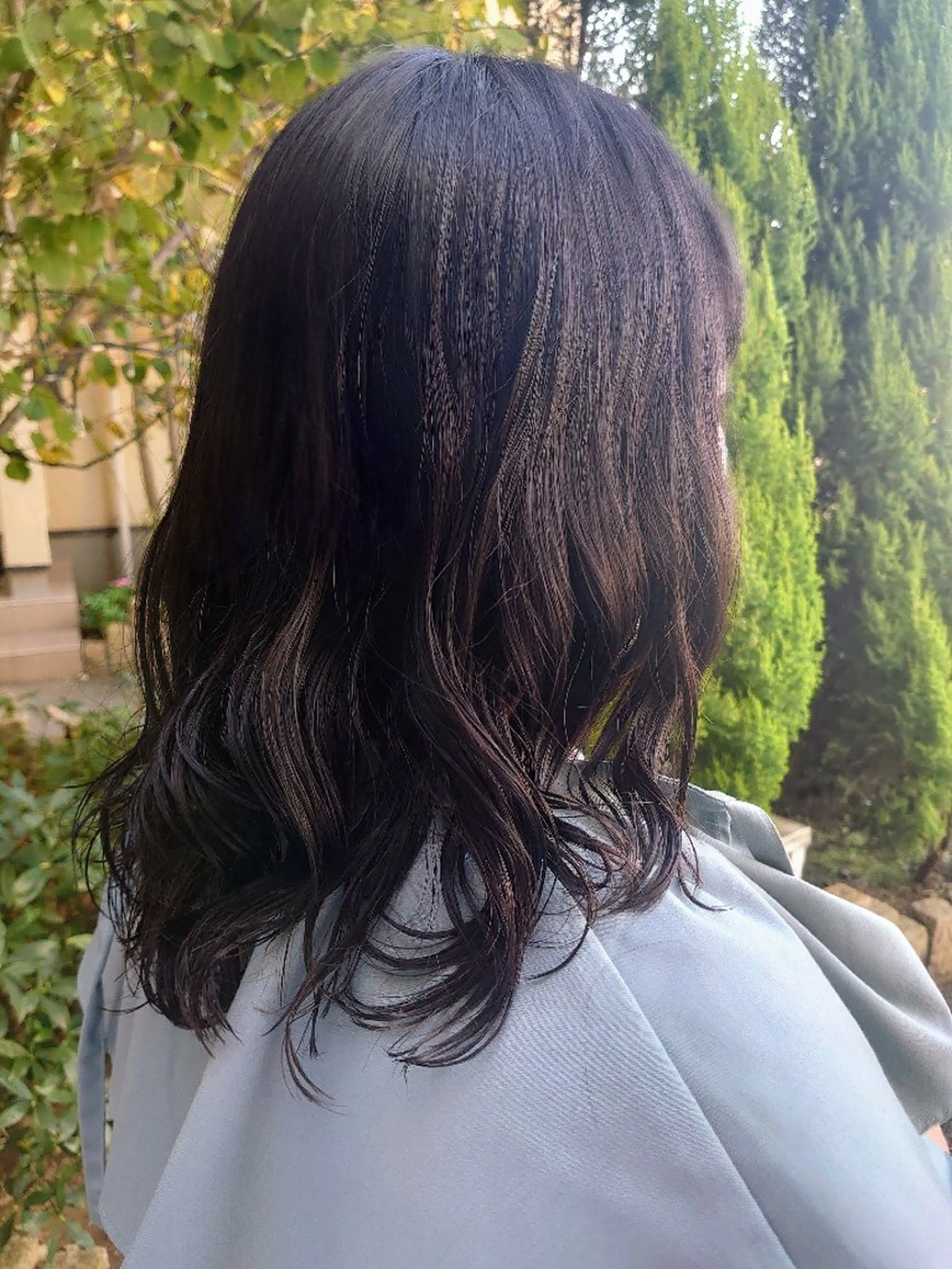セミロング パーマ 垢抜けパーマヘア🍯 ジルのヘアスタイル