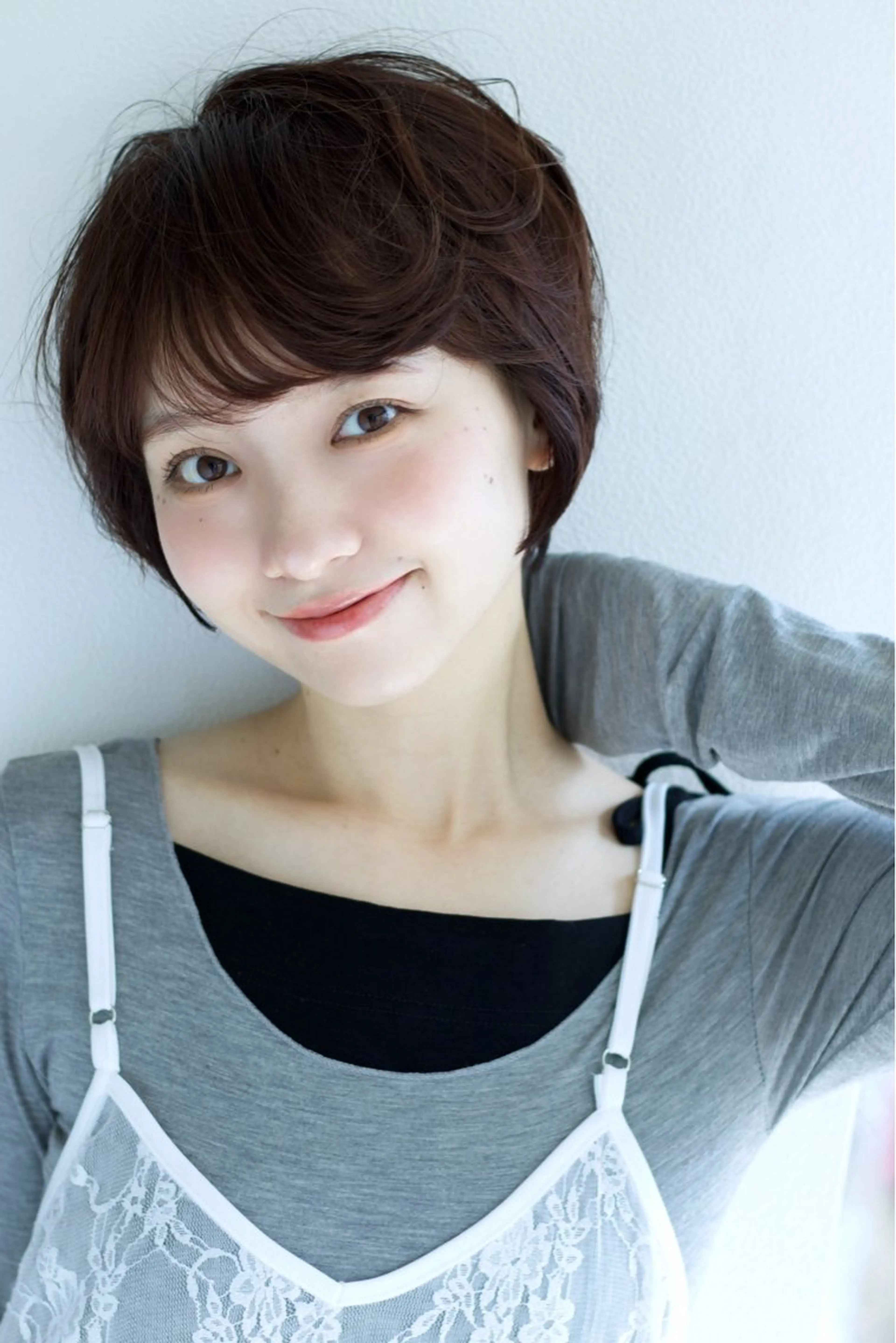 ショート ヘアカラー トリートメント モデル限定価格 明日翔のヘアスタイル