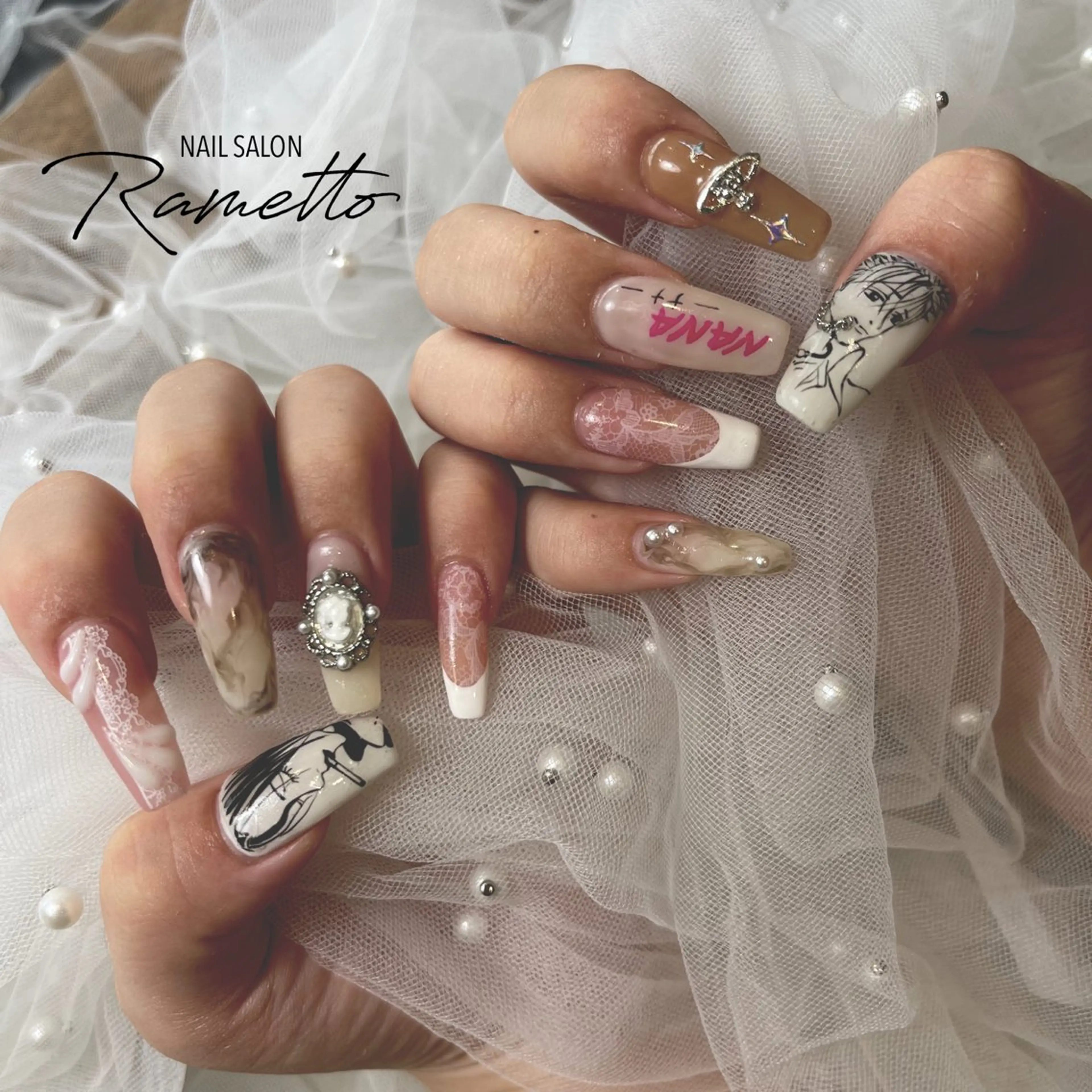 ネイル ハンドネイル NAILSALON Ramettoのネイルデザイン