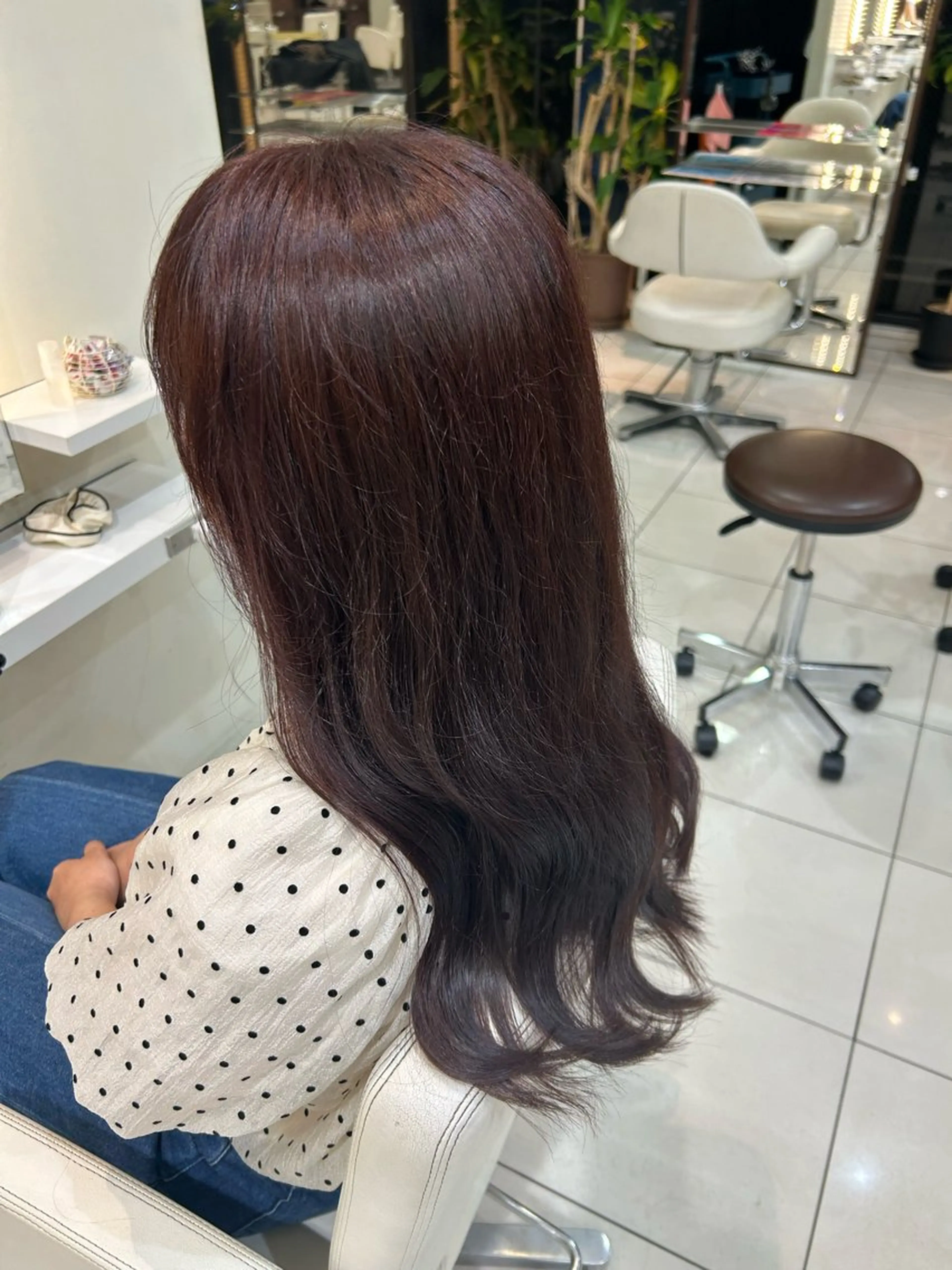 ブリーチなしワンカラーの写真