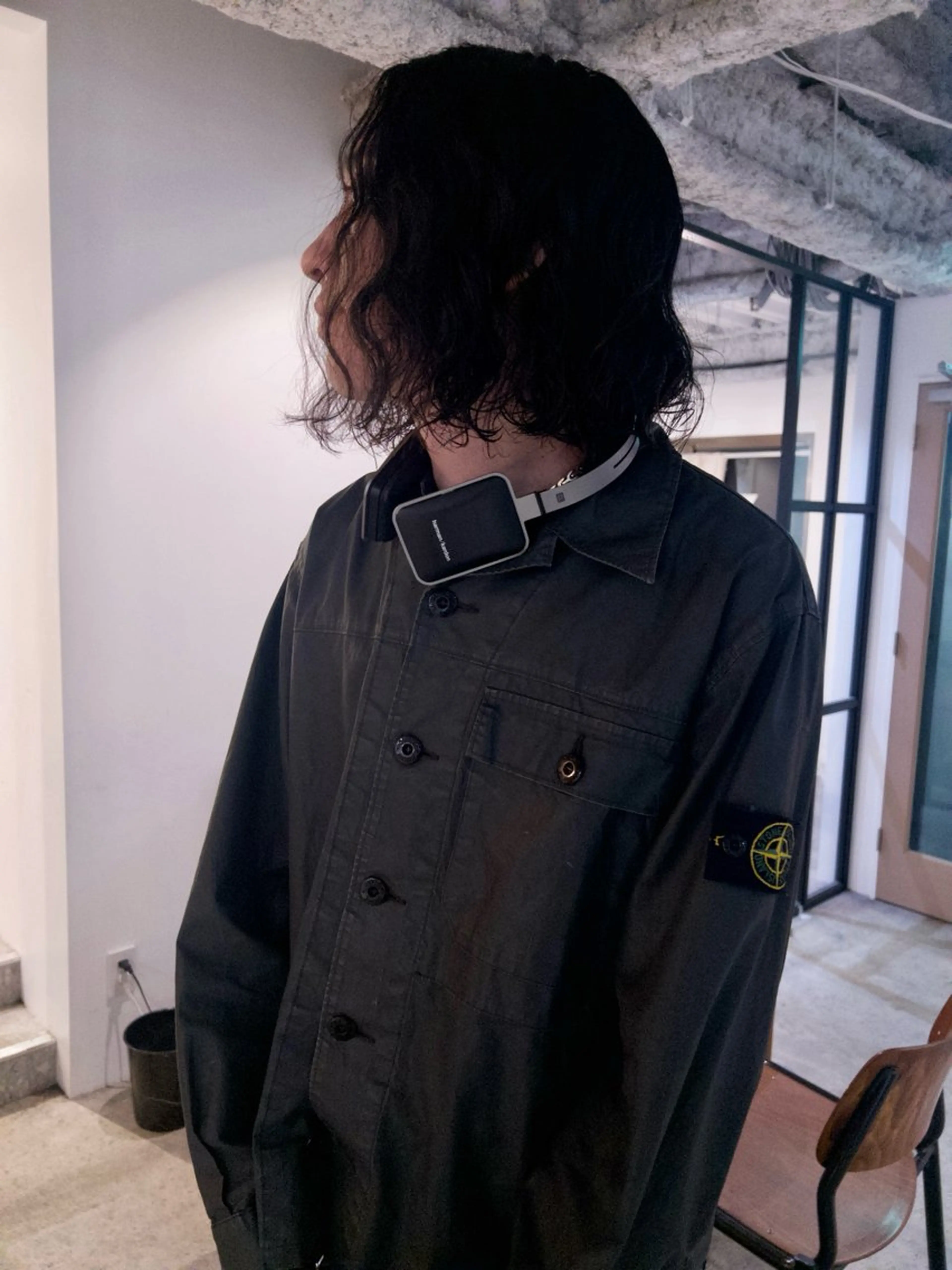 セミロング パーマ ヘアアレンジ セミロングパーマ カット パーマ 🎀suzuna 透明感colorのヘアスタイル