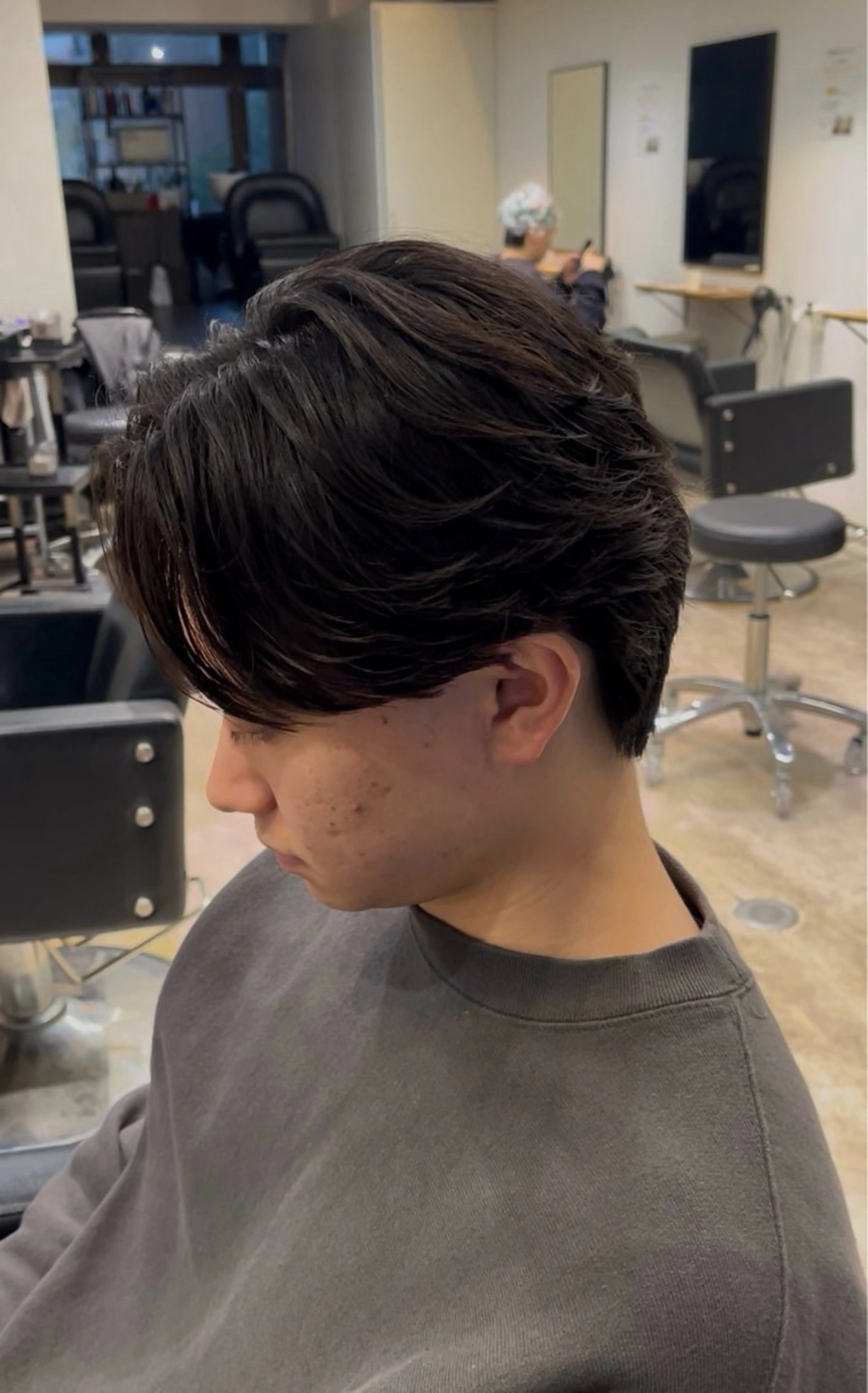 ショート カット パーマ パーマ、縮毛矯正特化 松本真那斗のヘアスタイル