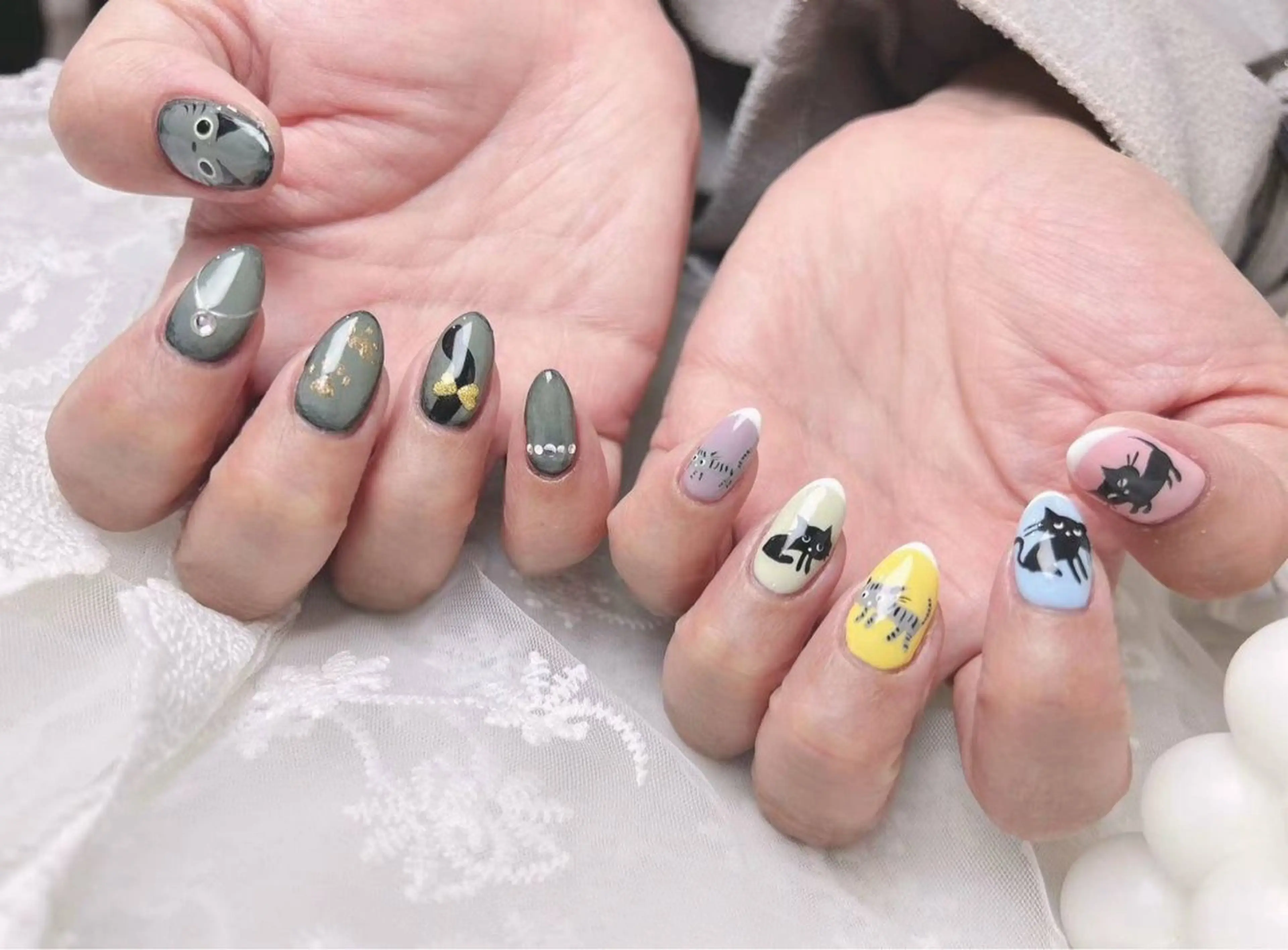 ネイル アートネイル フラワーネイル フットネイル ジェルネイル キラキラネイル Babarla Nailのネイルデザイン