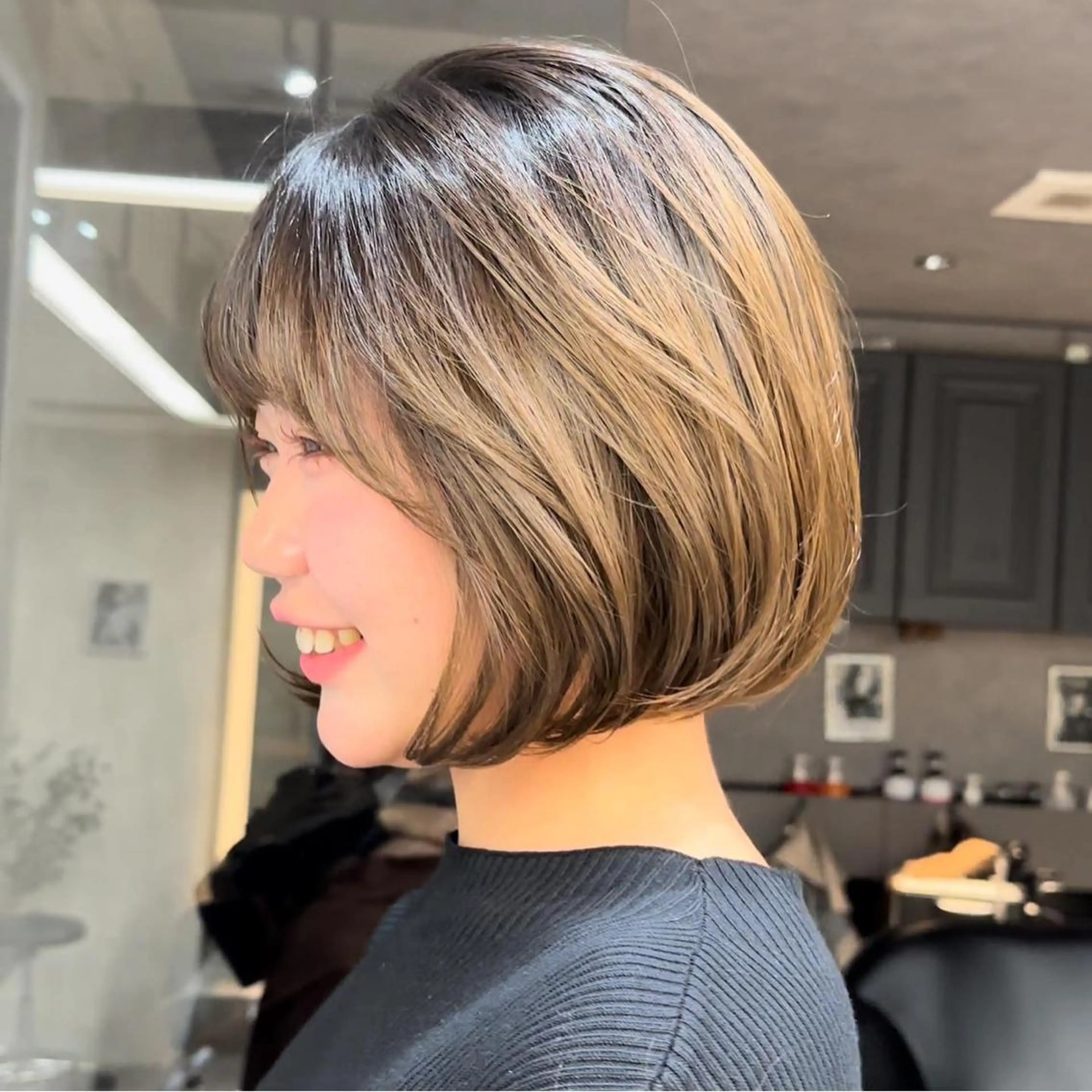 ショート トリートメント 池袋/似合わせ/縮毛 髪質改善【ugen】のヘアスタイル