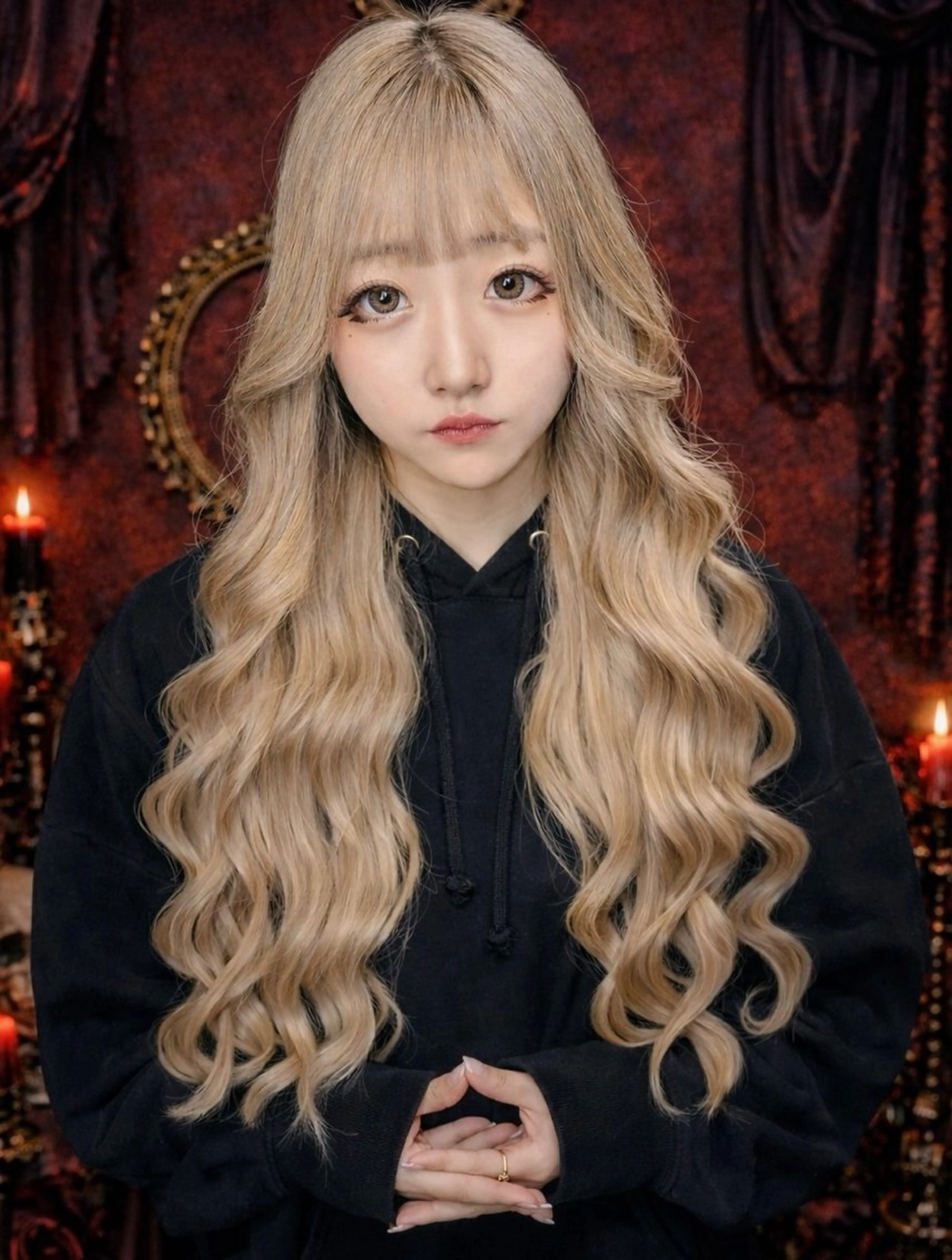 ロング ショーヤ/ブリーチ /エクステのヘアスタイル