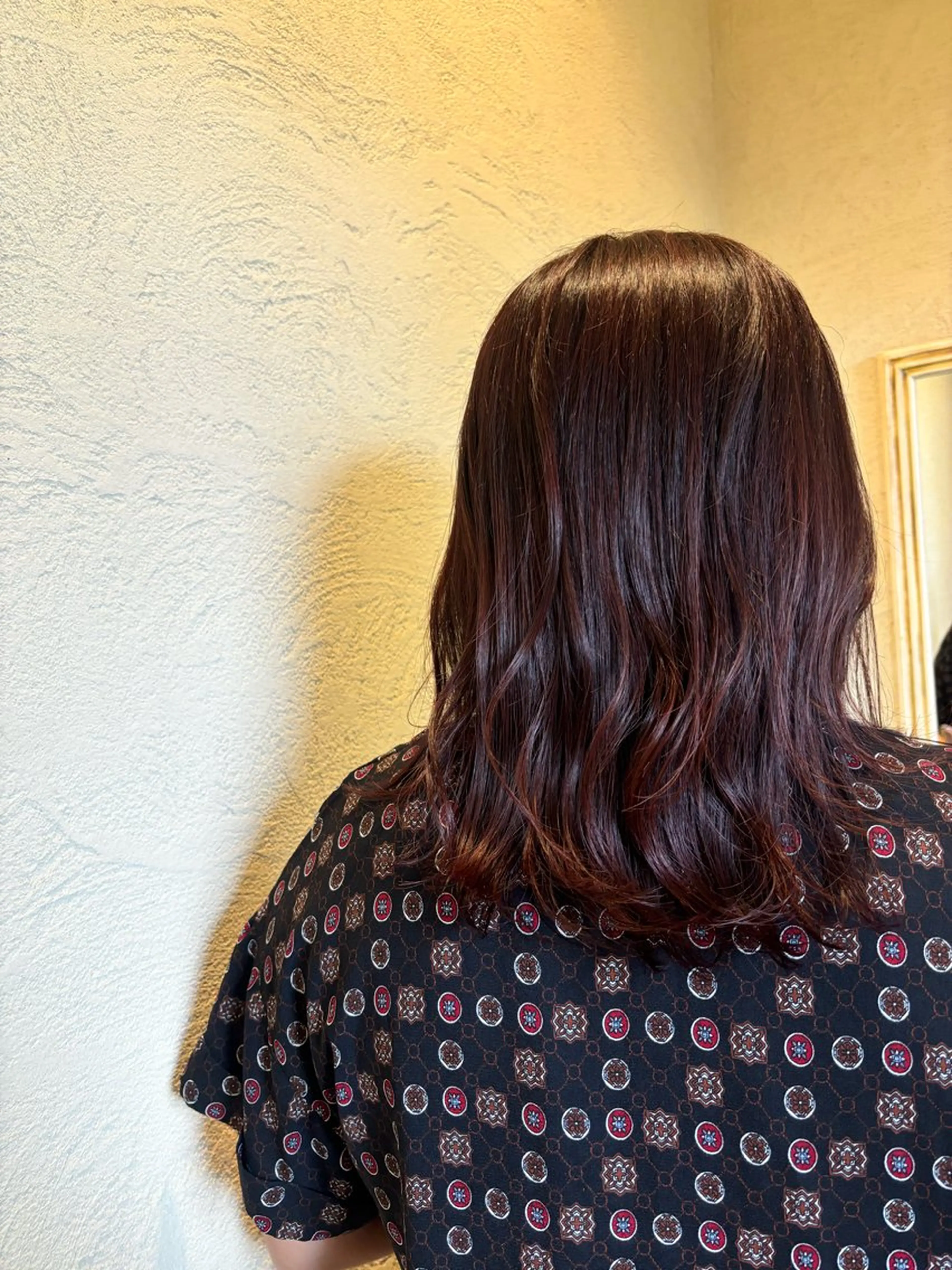 セミロング ルプラボウ／艶カラー ／髪質改善／アサミのヘアスタイル