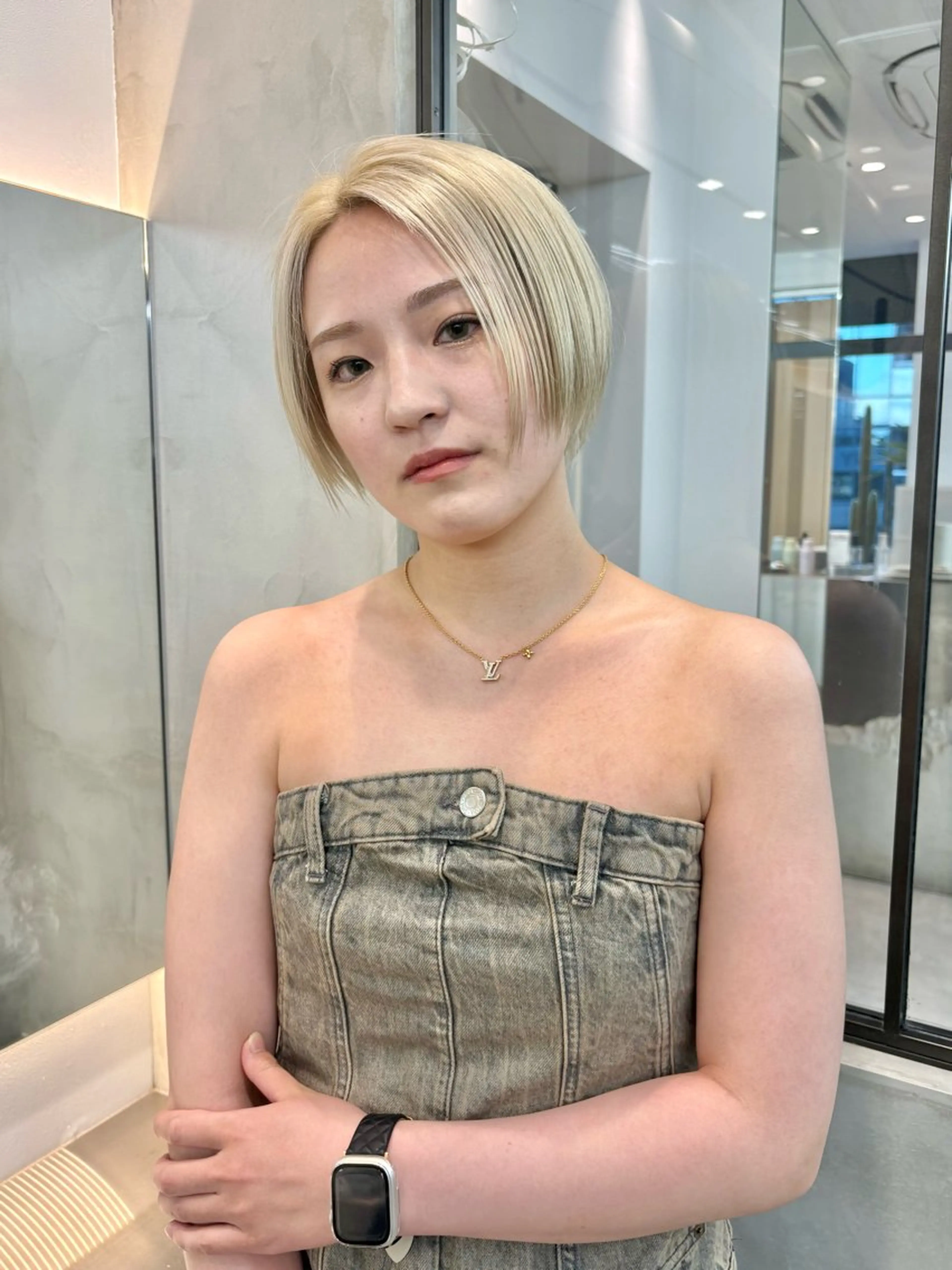 ショート カット ヘアカラー トリートメント 🩵縮毛矯正/ブリー チ/髪質改善/いつかのヘアスタイル