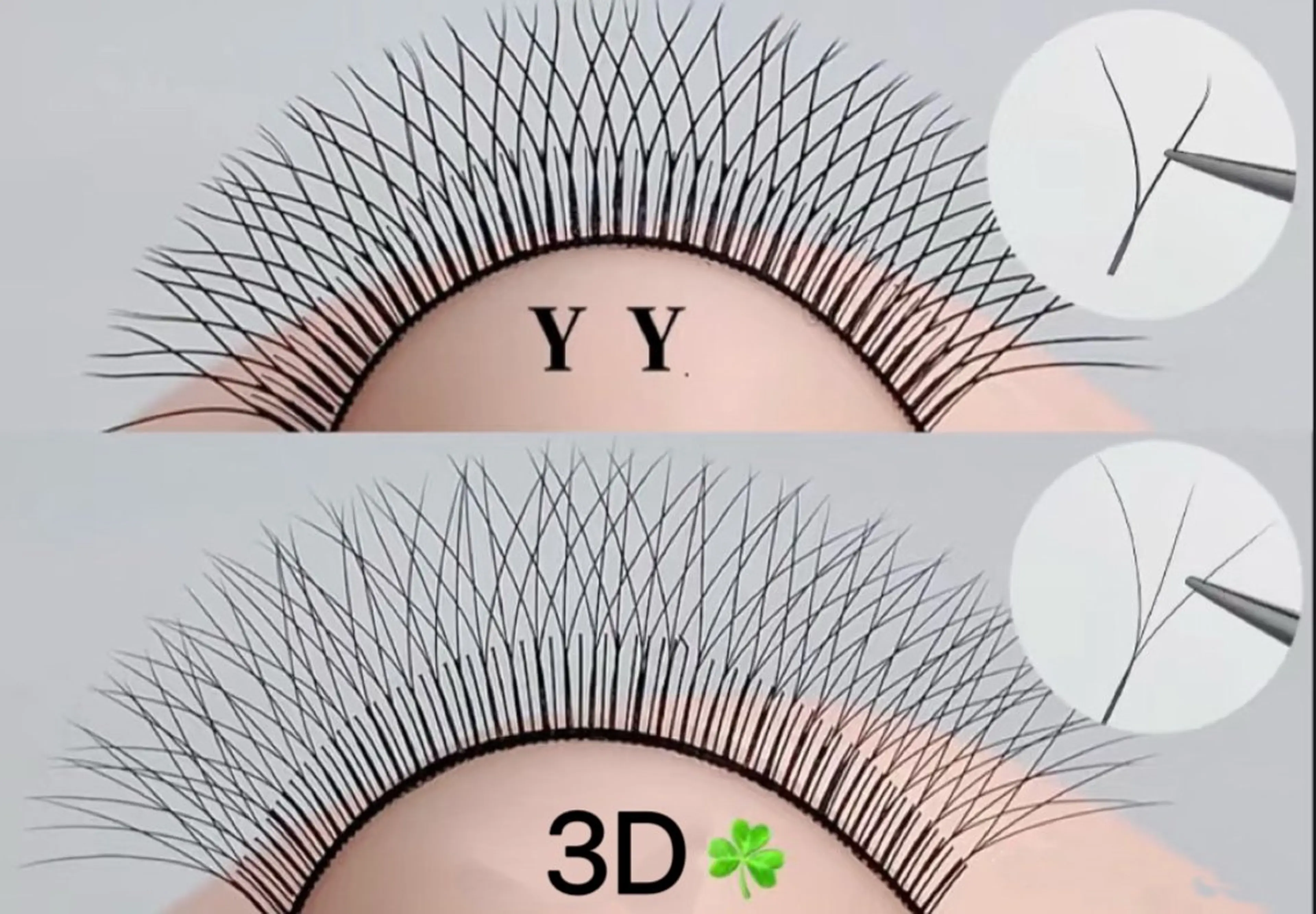 🌸 【新YY/3D/4D/5D開花ボリュームラッシュ】🌸140束➕ キープ美容液ありの写真