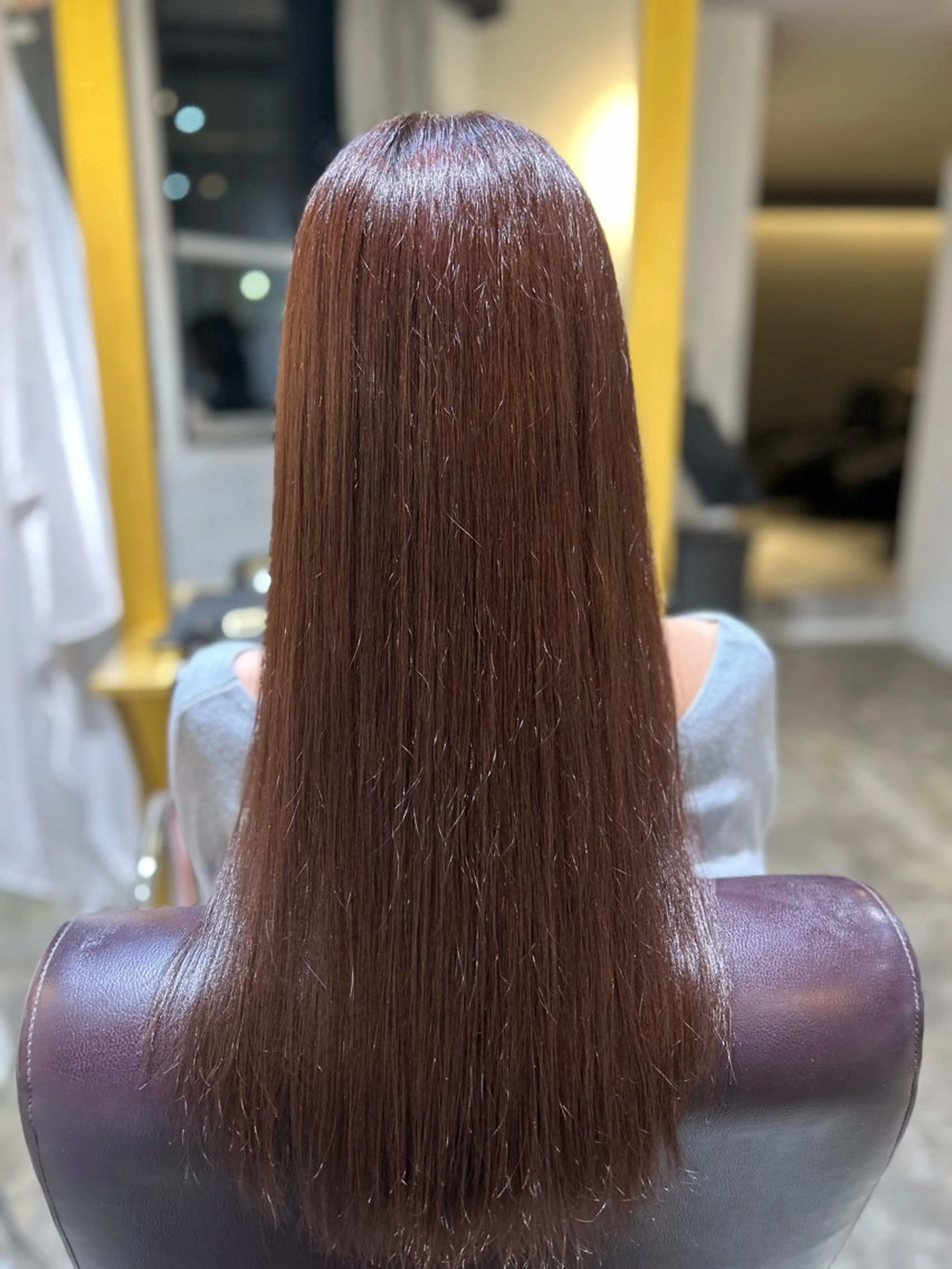 ロング カラー ヘアカラー トリートメント 縮毛矯正／レイヤー／ 🌟mizukiのヘアスタイル