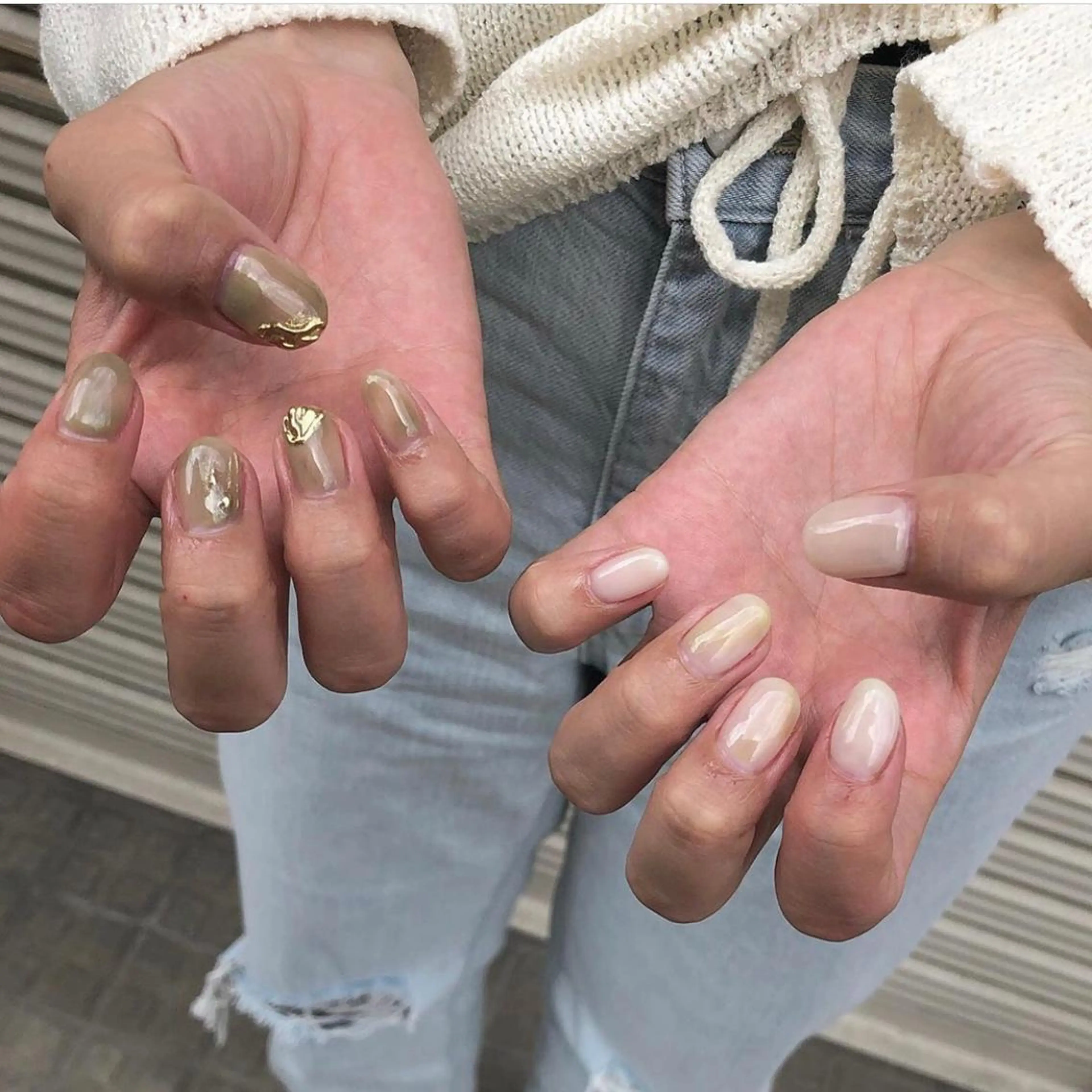 ネイル ニュアンスネイル nail salon granveilのネイルデザイン