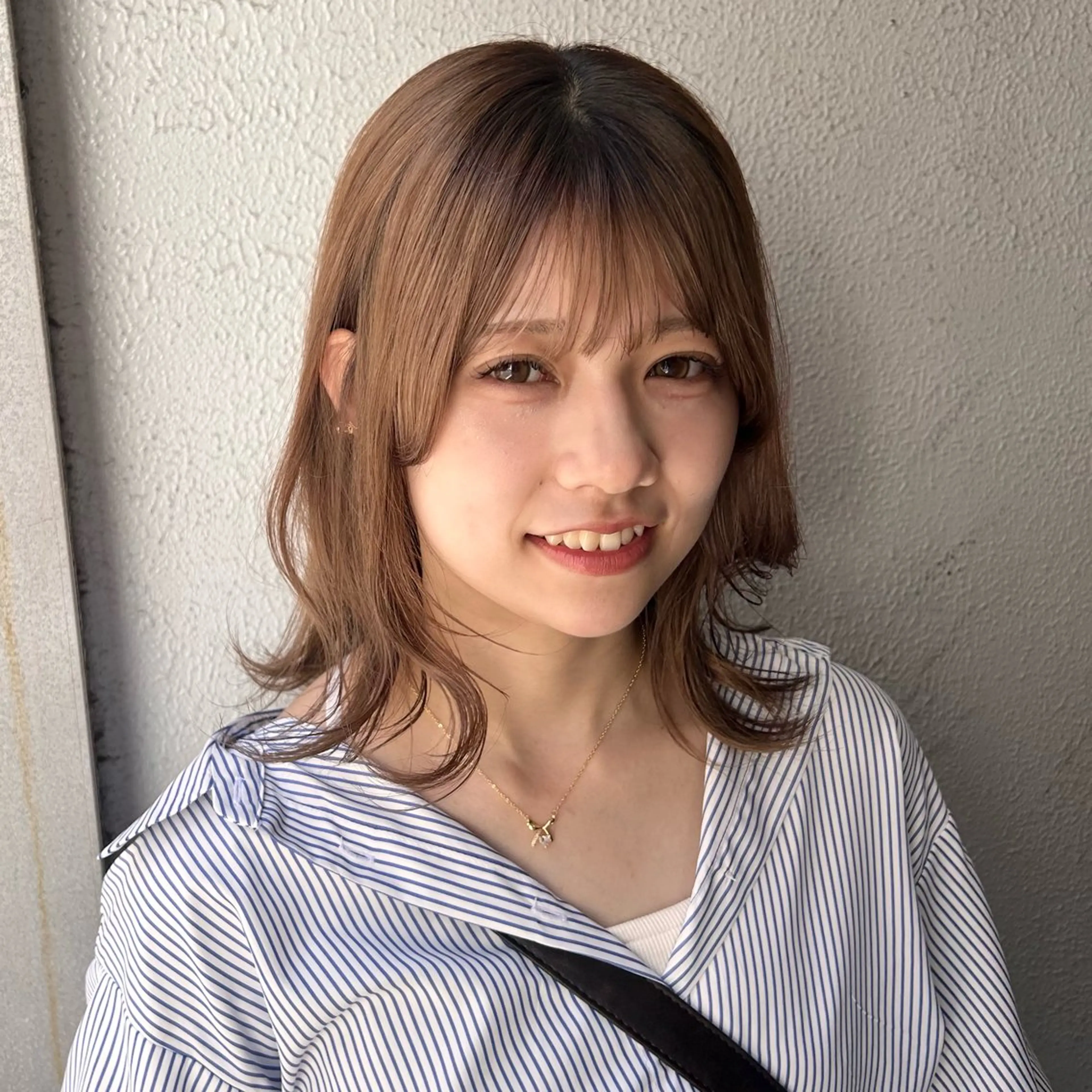 セミロング トリートメント 透明感カラー/ ニュアンスヘア🪽のヘアスタイル