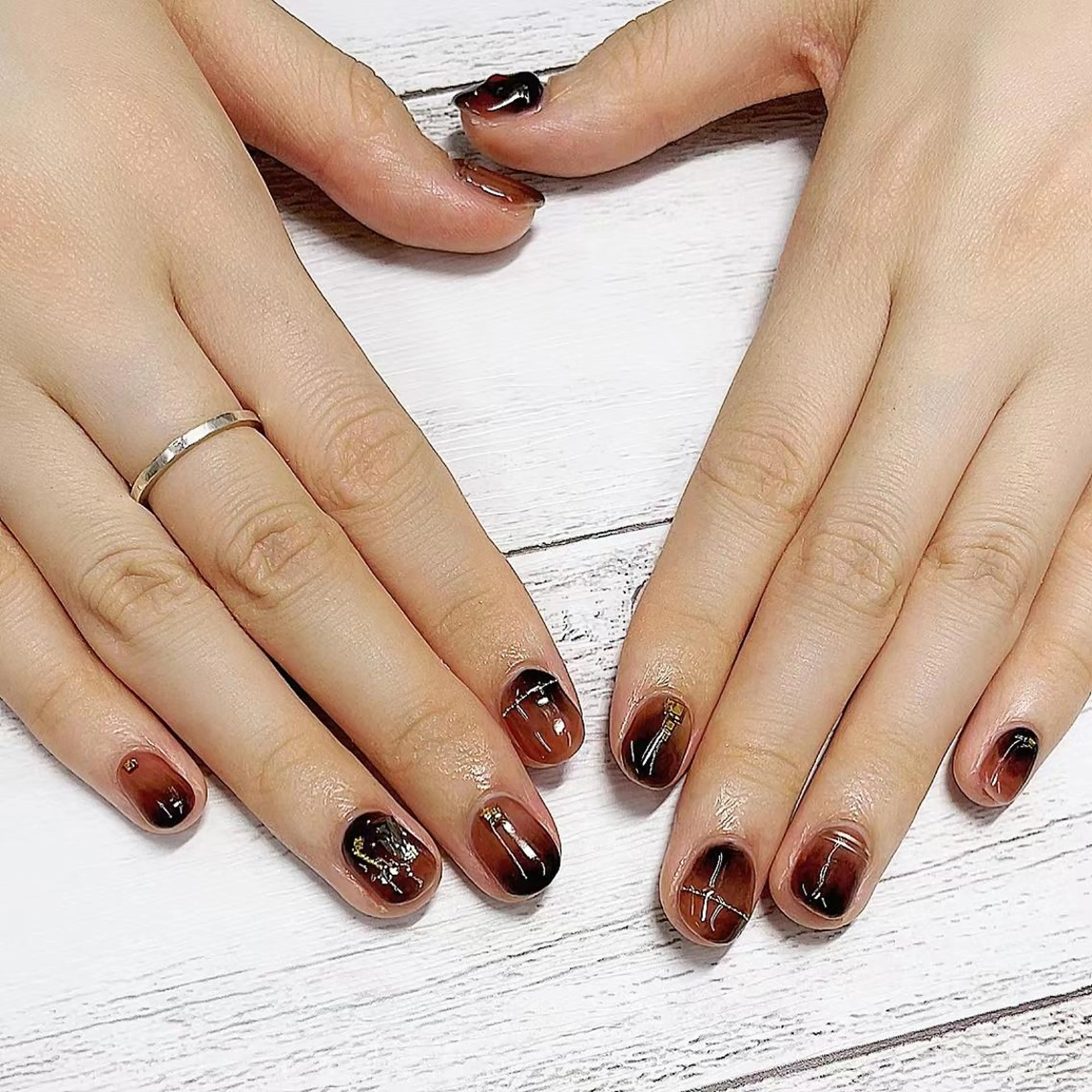 カラー ネイル リラネイル ギョウのネイルデザイン