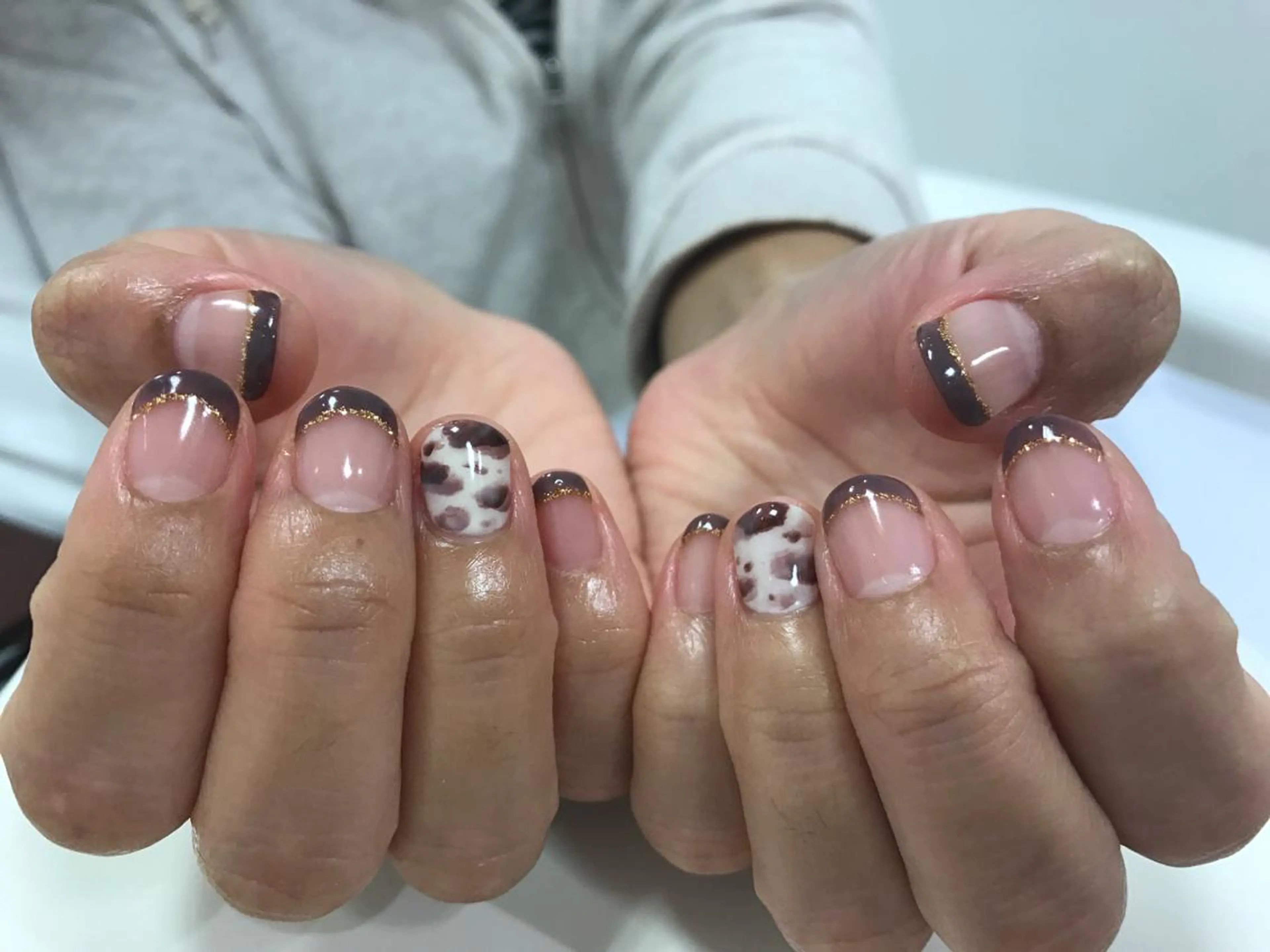 ネイル フレンチネイル AMUCI NAIL Shihomiのネイルデザイン