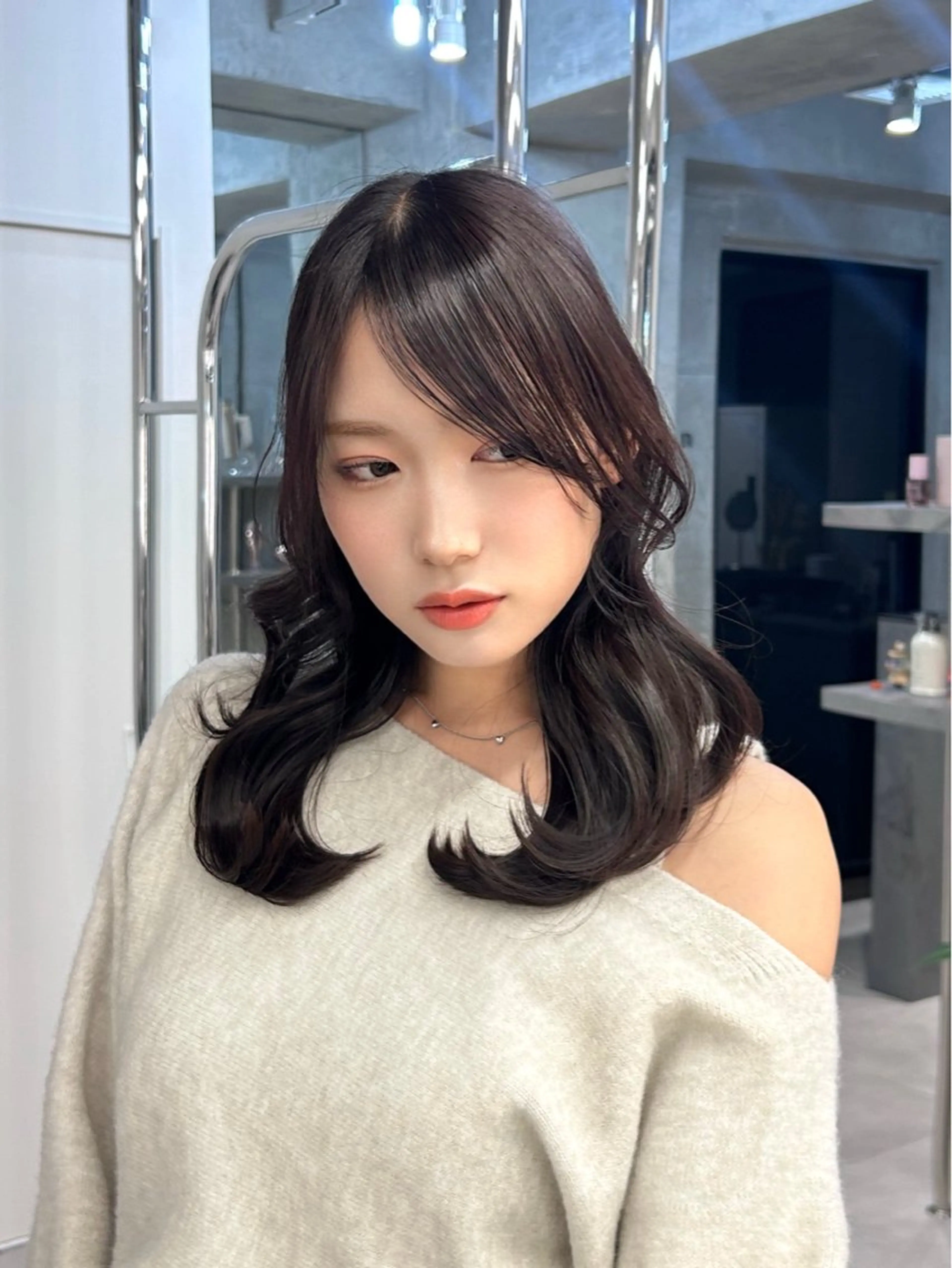 セミロング カラー ヘアカラー トリートメント ヘアセット Celan 表参道所属・ゆうさ │ 美髪矯正 ボブ ショートのヘアスタイル