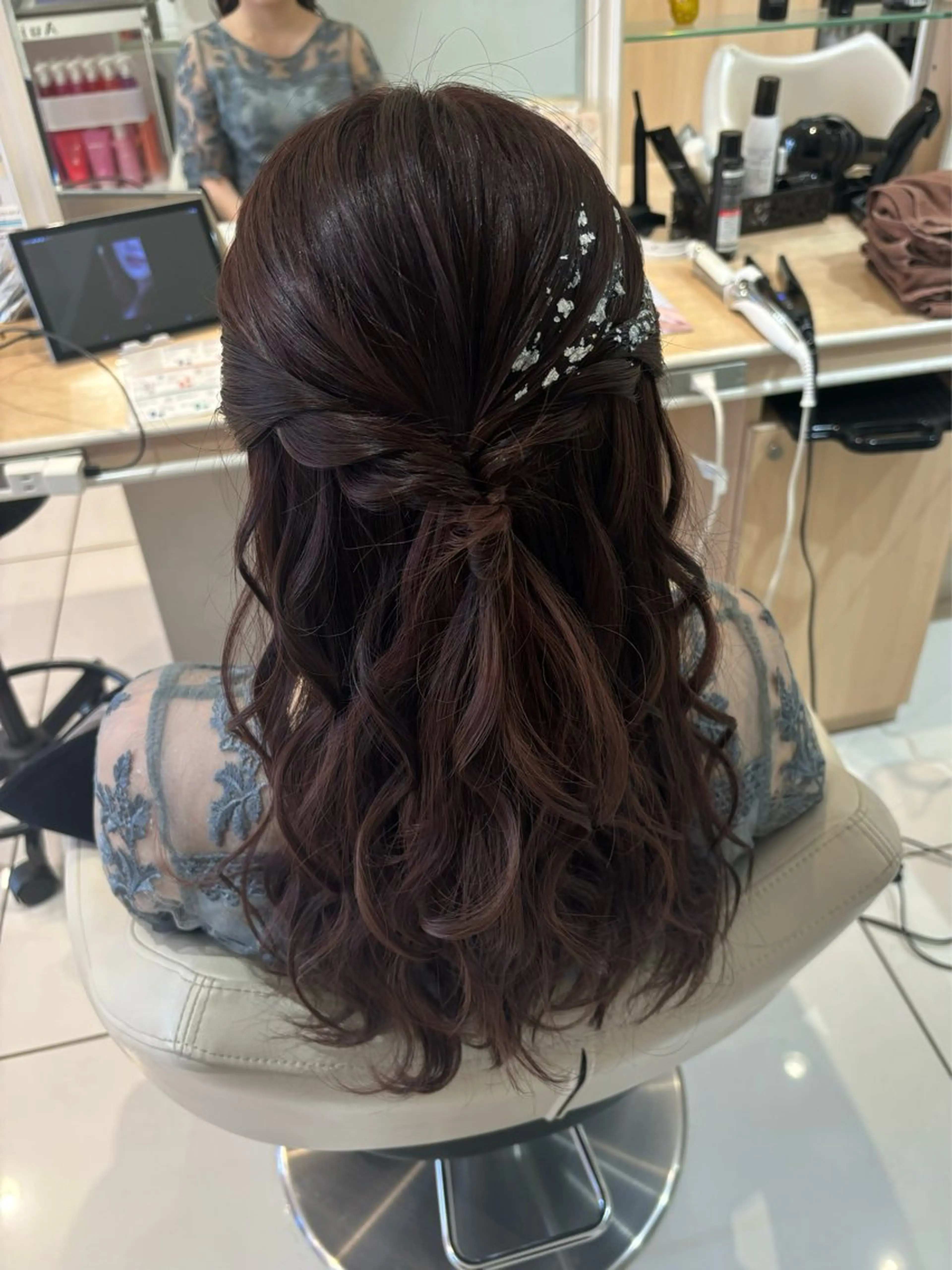 ロング ヘアアレンジ ヘアセット 宮永 璃沙のヘアスタイル