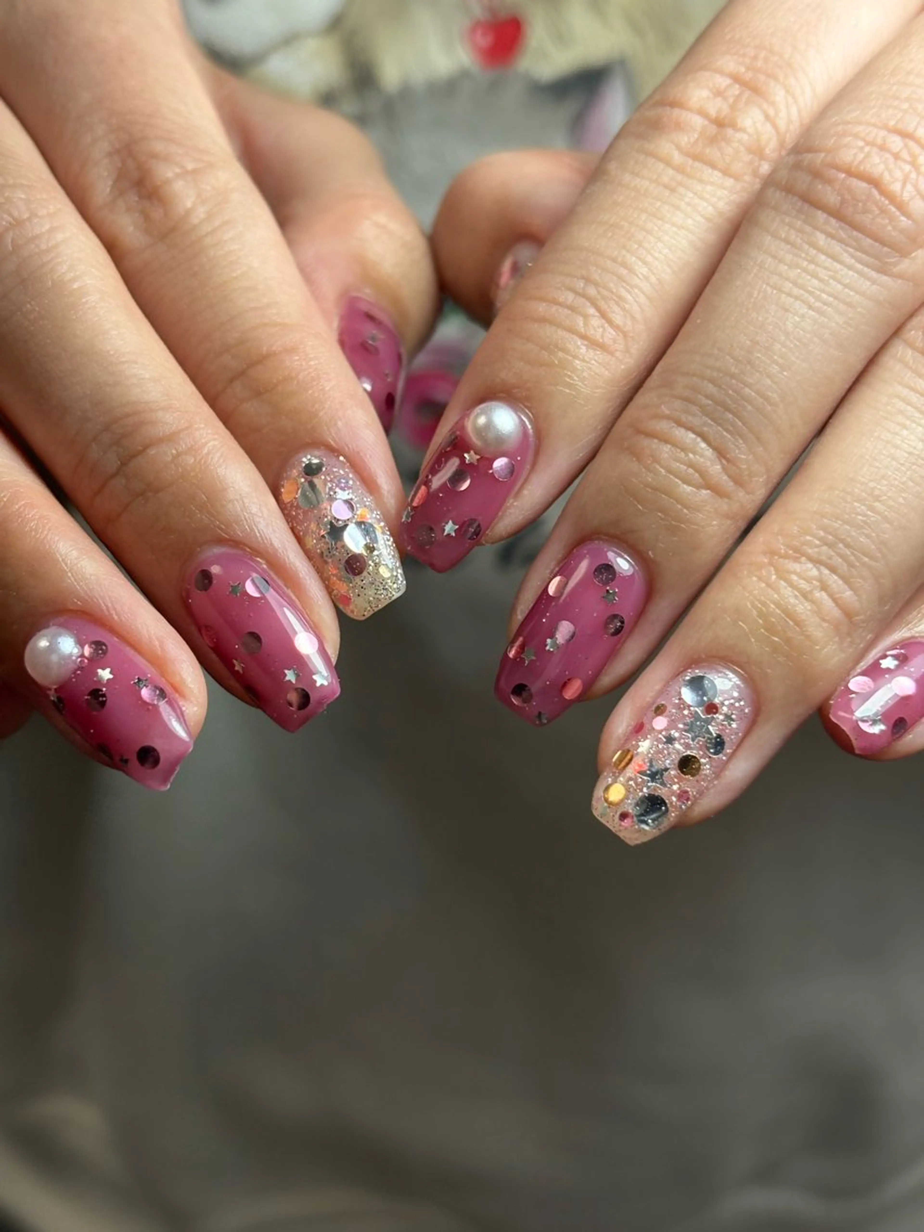 ネイル ハンドネイル KUU🎀♥⑅ フィルイン対応サロンのネイルデザイン