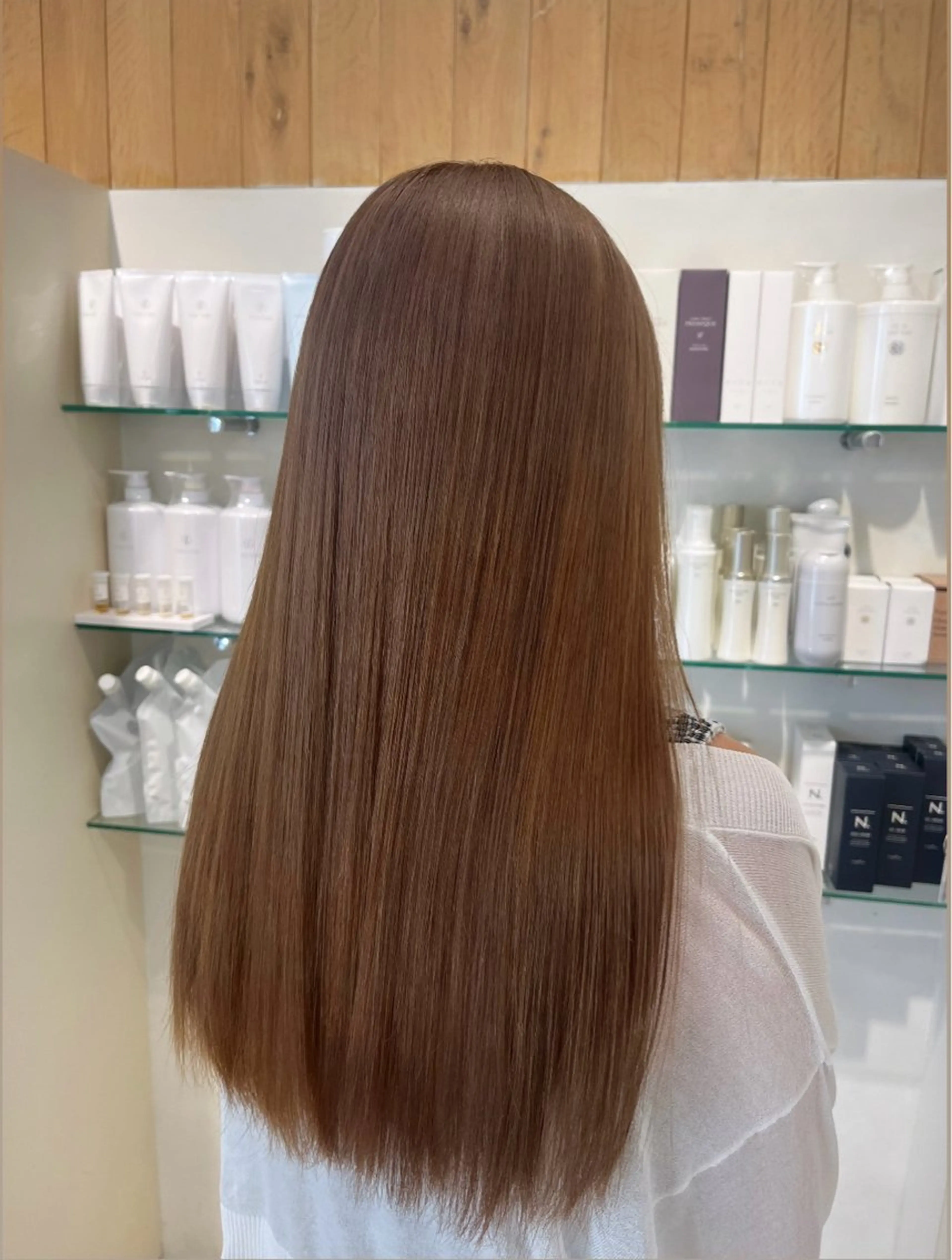 ロング カット ヘアカラー あらいしほ /ダブルカラーのヘアスタイル