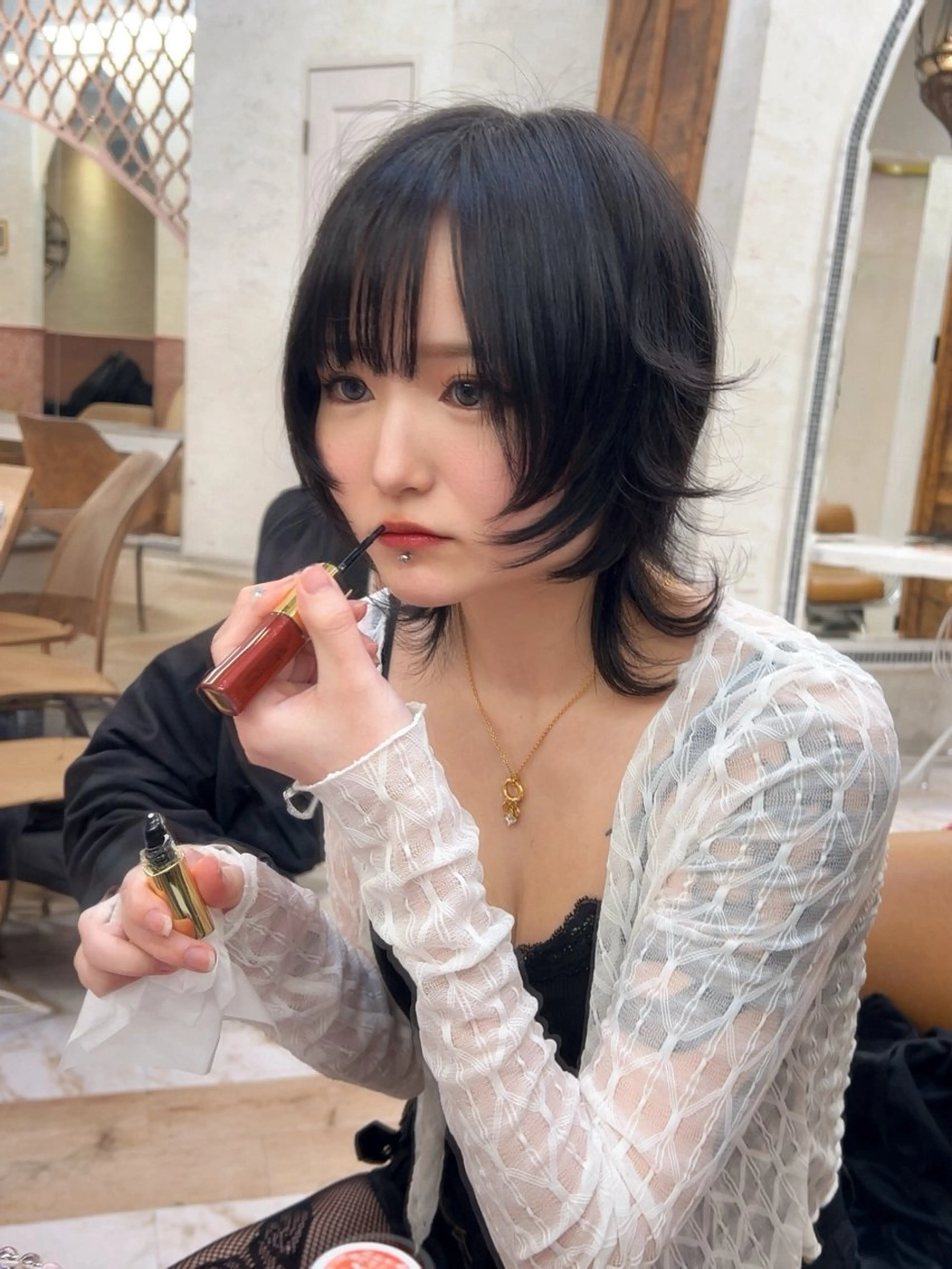 ショート カット ヘアカラー トリートメント 縮毛矯正/艶髪/ 透明感カラー輝希のヘアスタイル