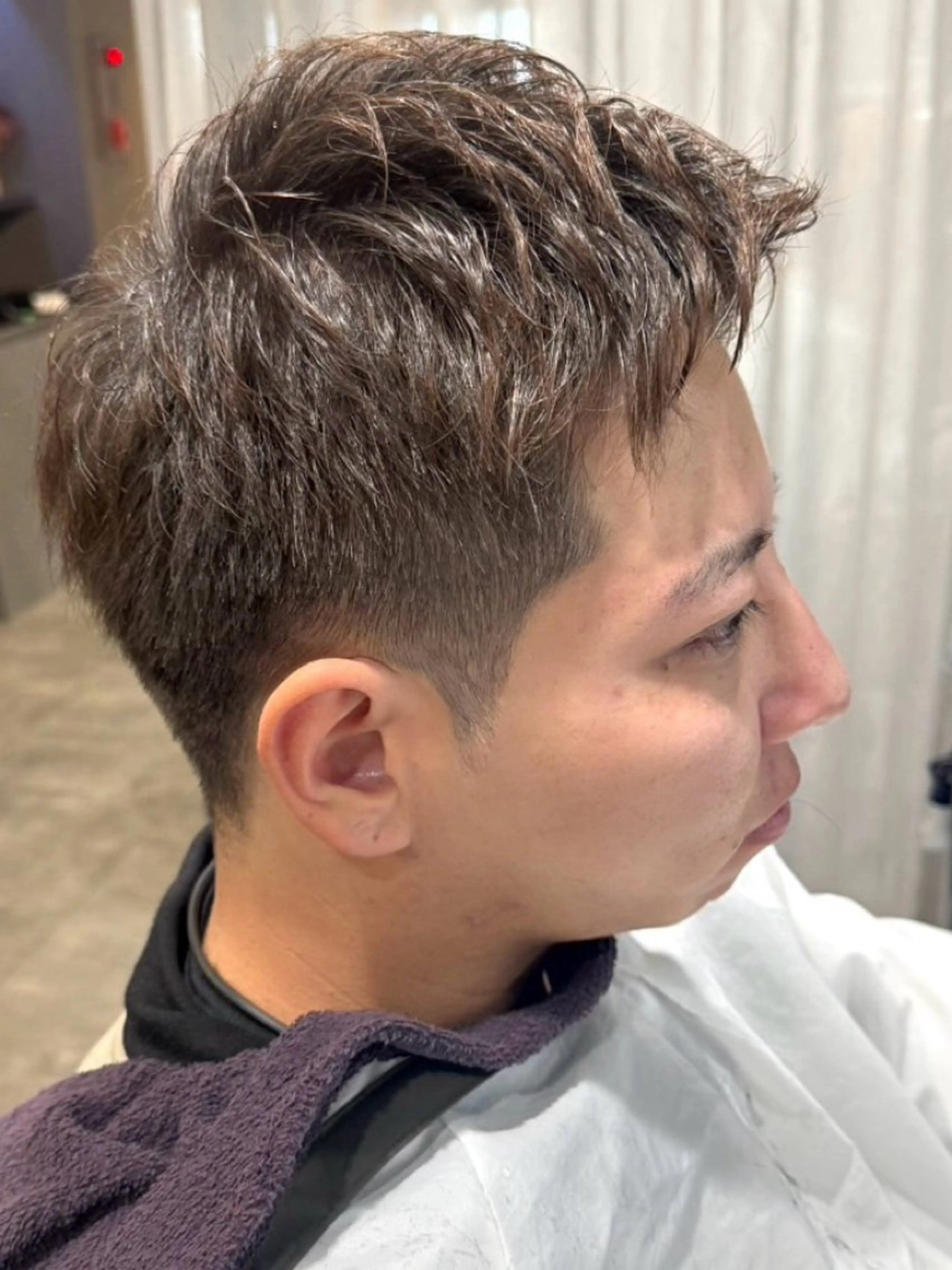 メンズ アップバング メンズショート Li'a【リア】 ANNAのヘアスタイル