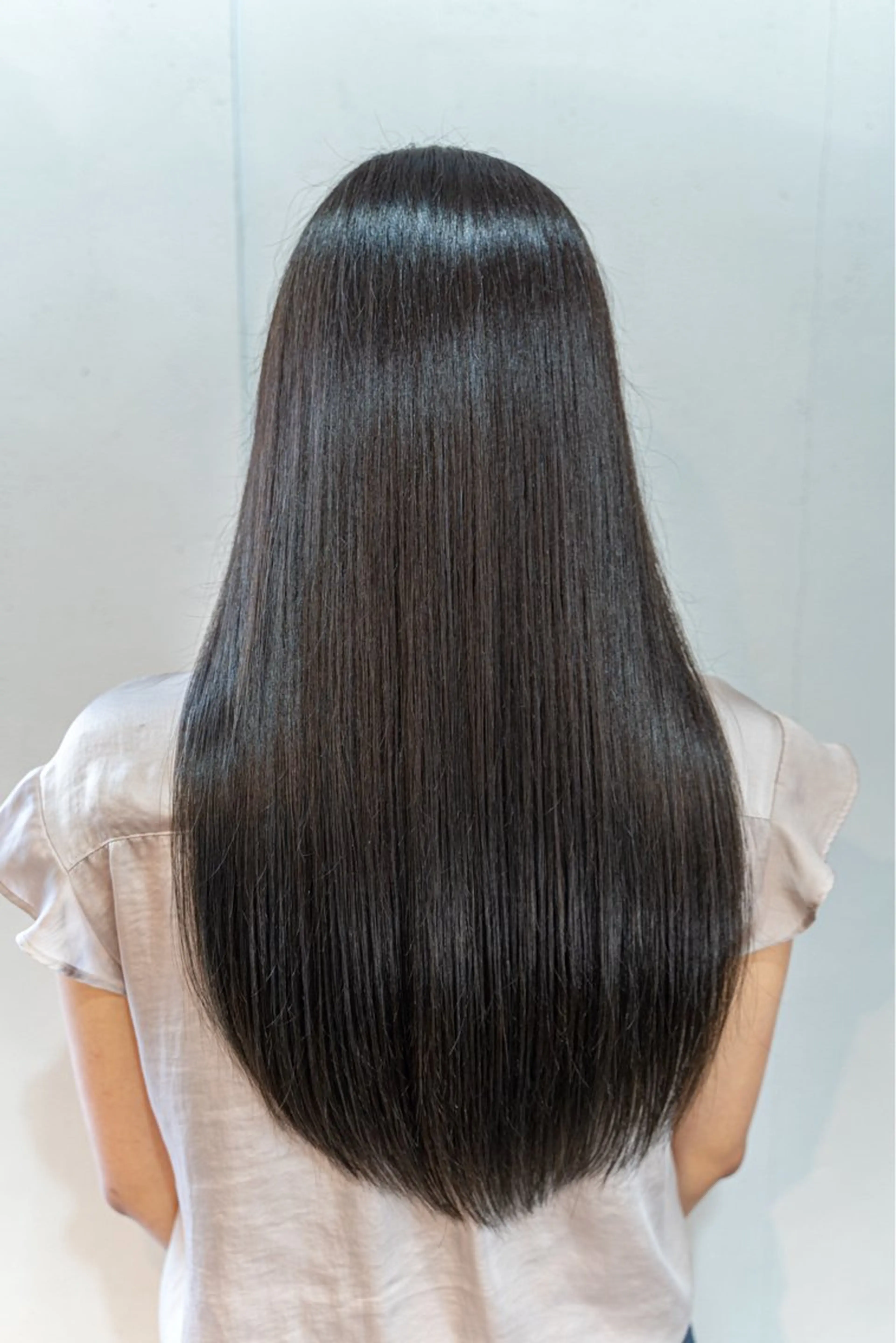 ロング 髪質改善 SNSモデルのヘアスタイル