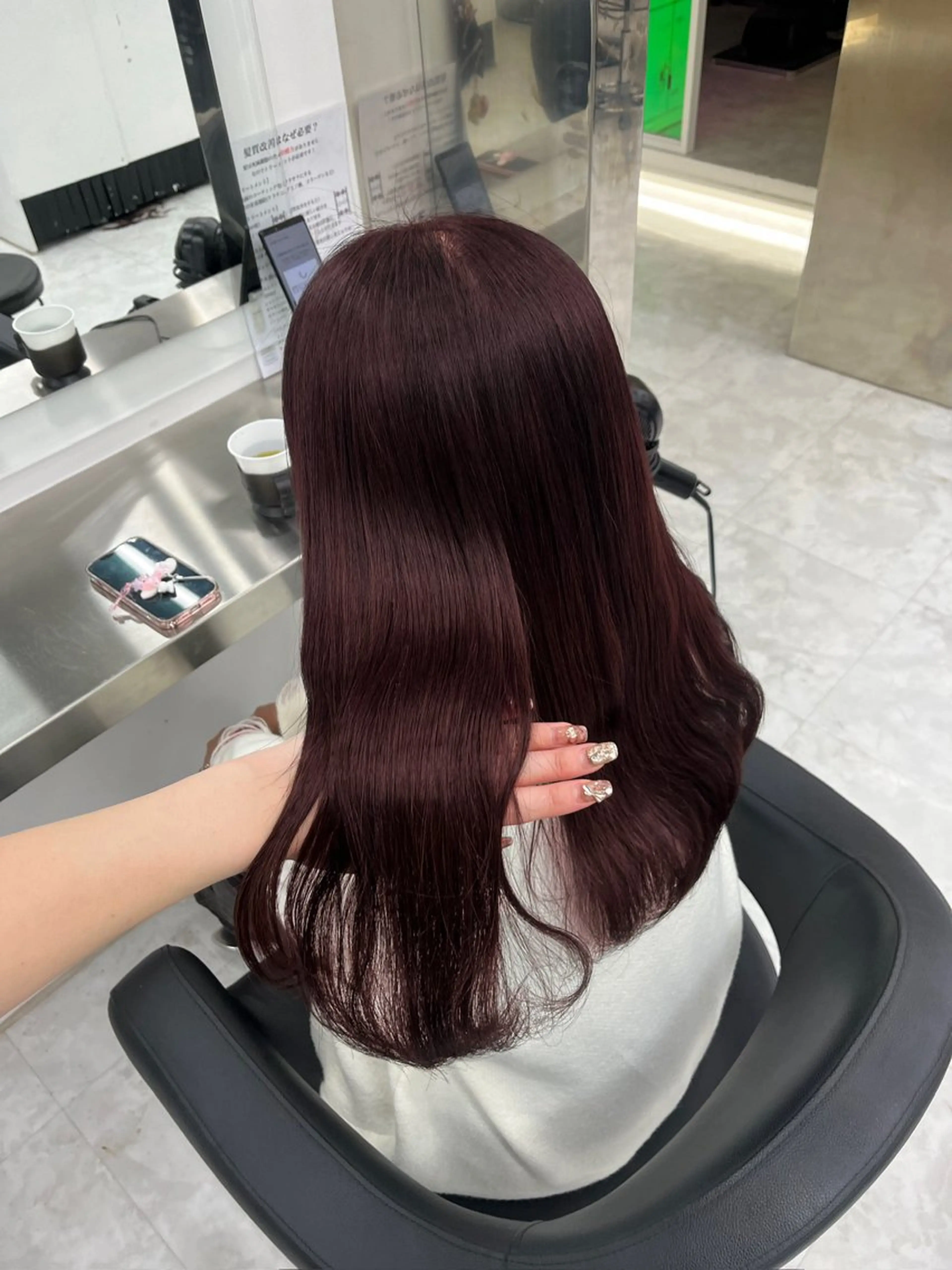 ロング カラー ヘアアレンジ ヘアカラー ヘアセット 🫧‪🎀うる艶暖色 🏹Nanako🎀のヘアスタイル