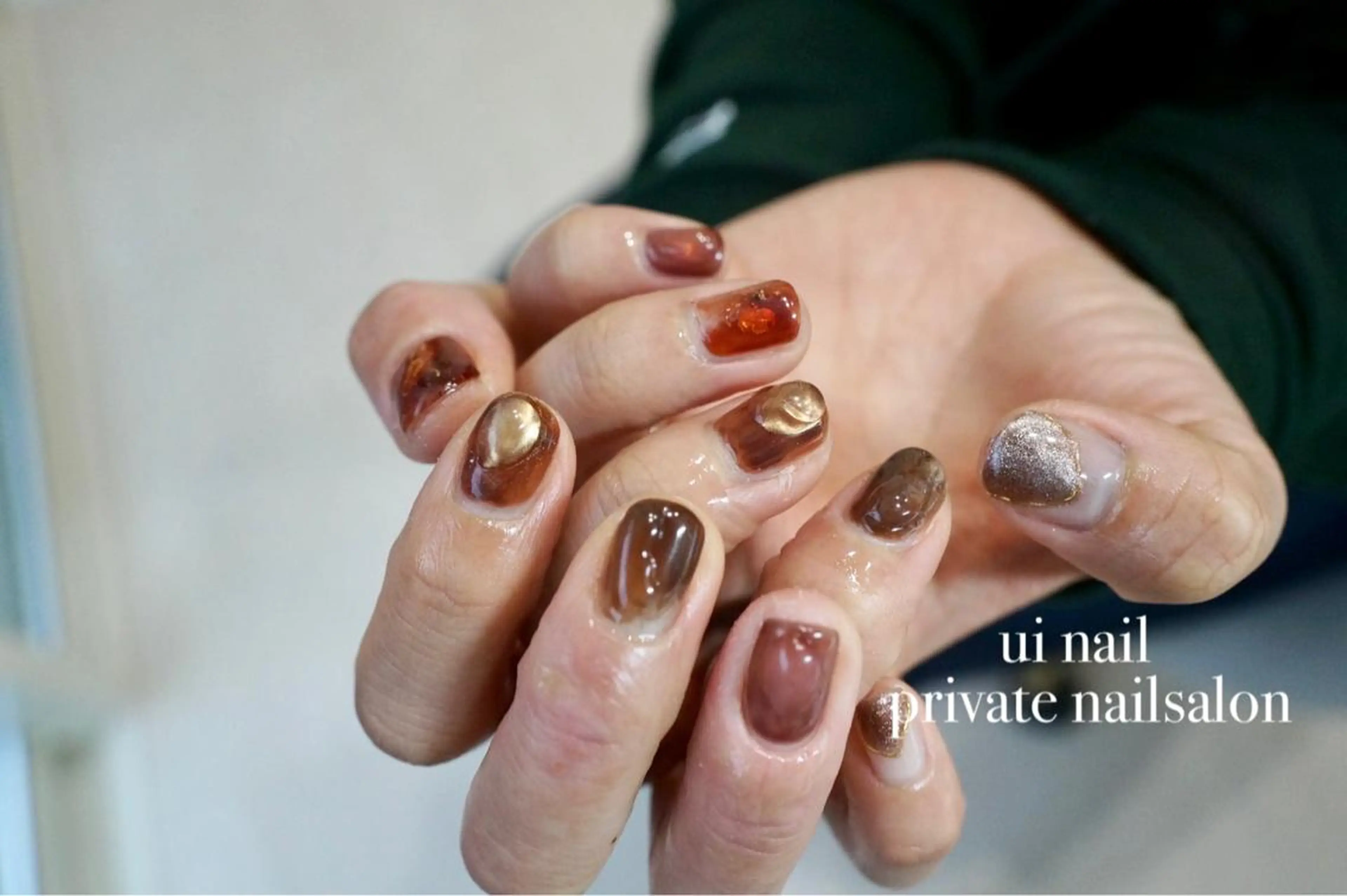 ネイル ニュアンスネイル uinail mariのネイルデザイン