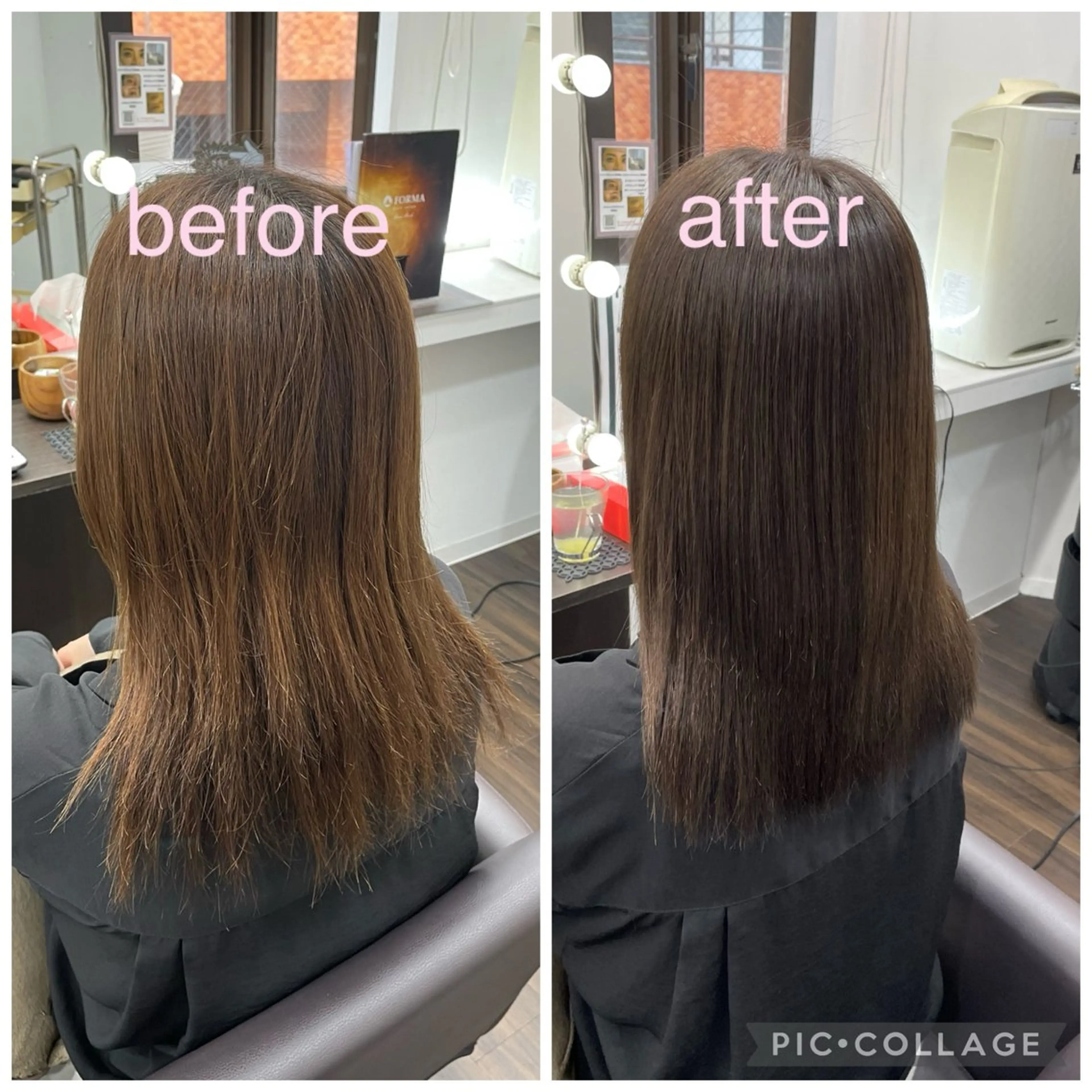 セミロング 縮毛矯正 トリートメント 髪質改善FORMA 💫S.Katohのヘアスタイル