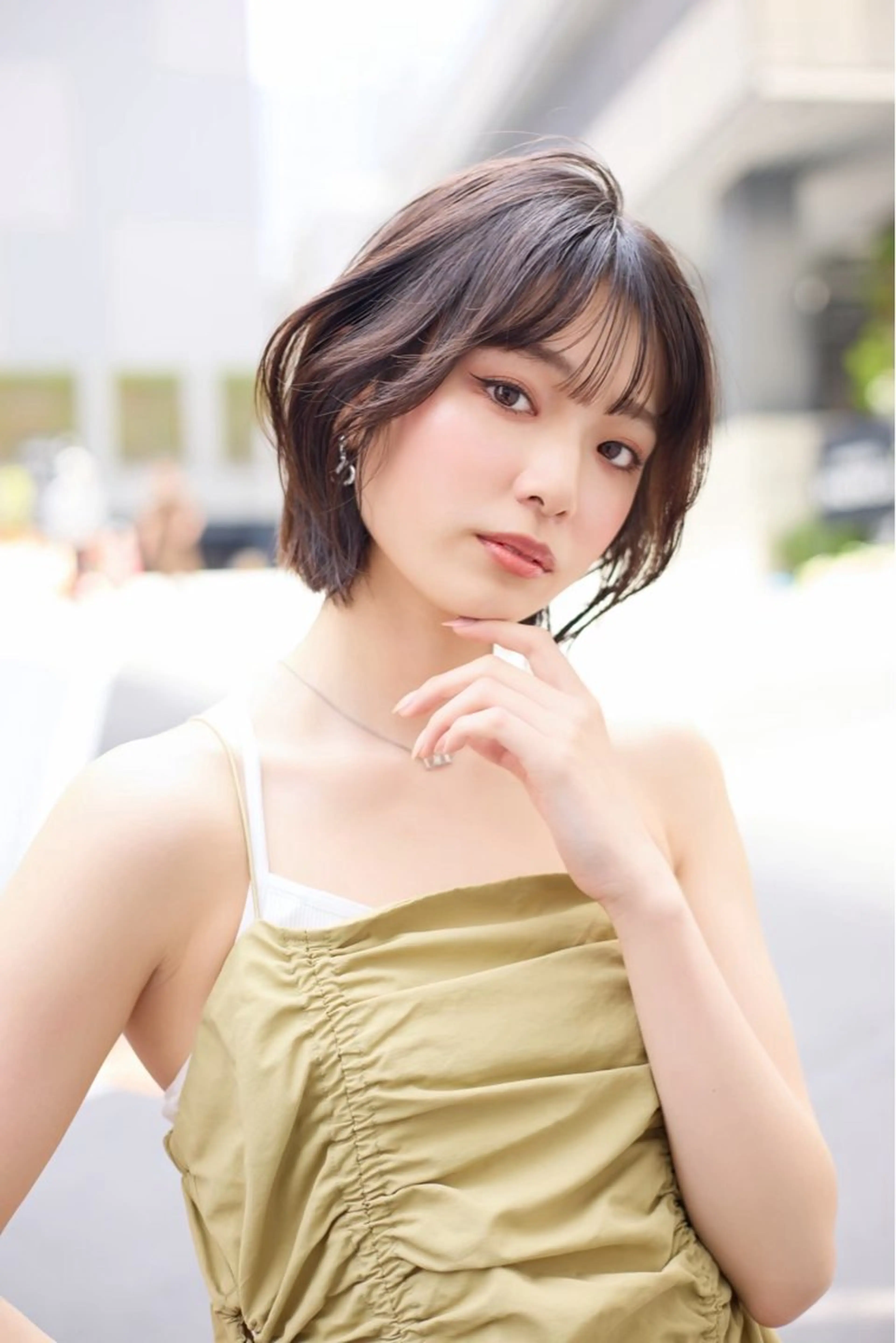 ショート 🫧透明感ケアカラー 守利🫧のヘアスタイル