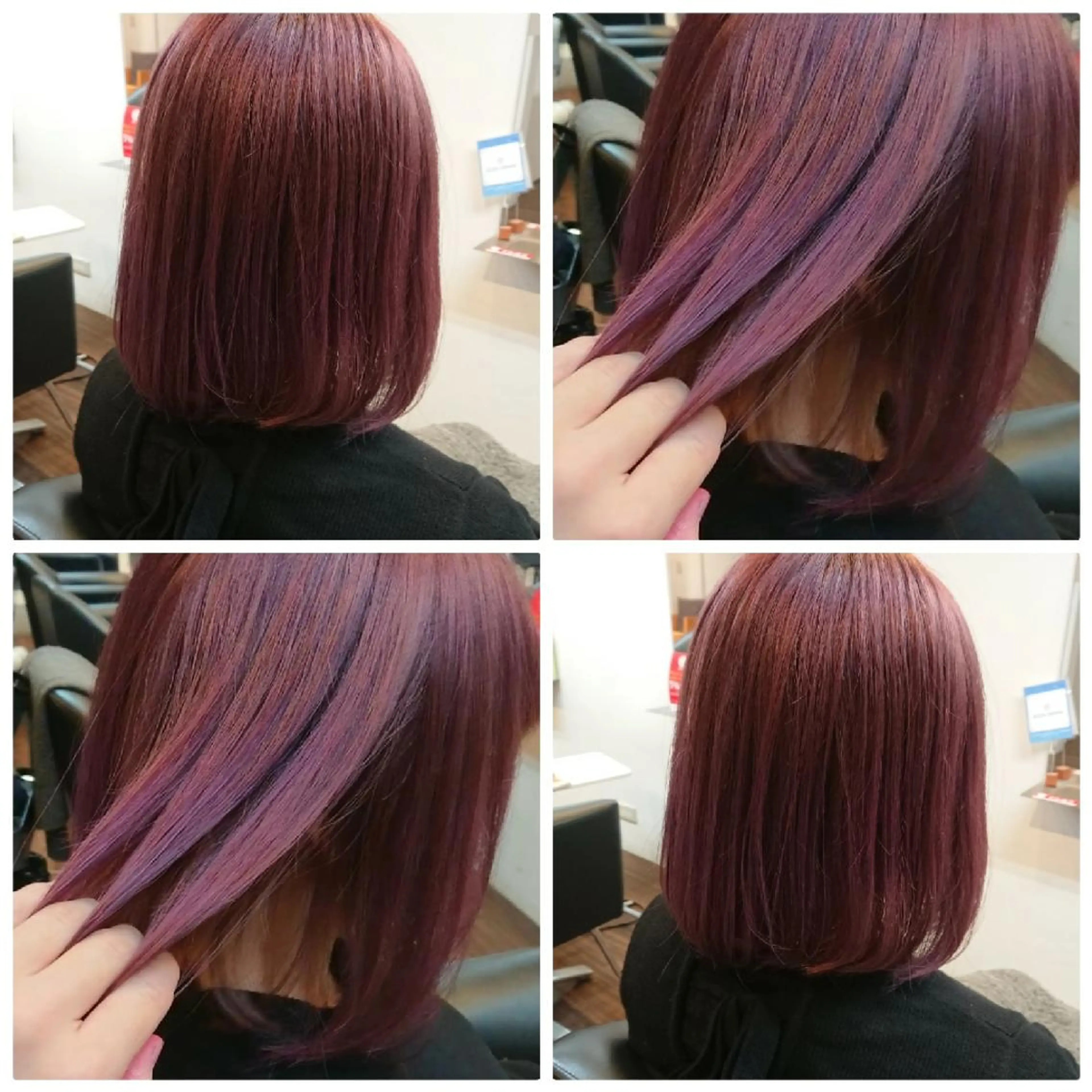 ショート カラー ラベンダーカラー カット ヘアカラー トリートメント 原田 祥彰のヘアスタイル