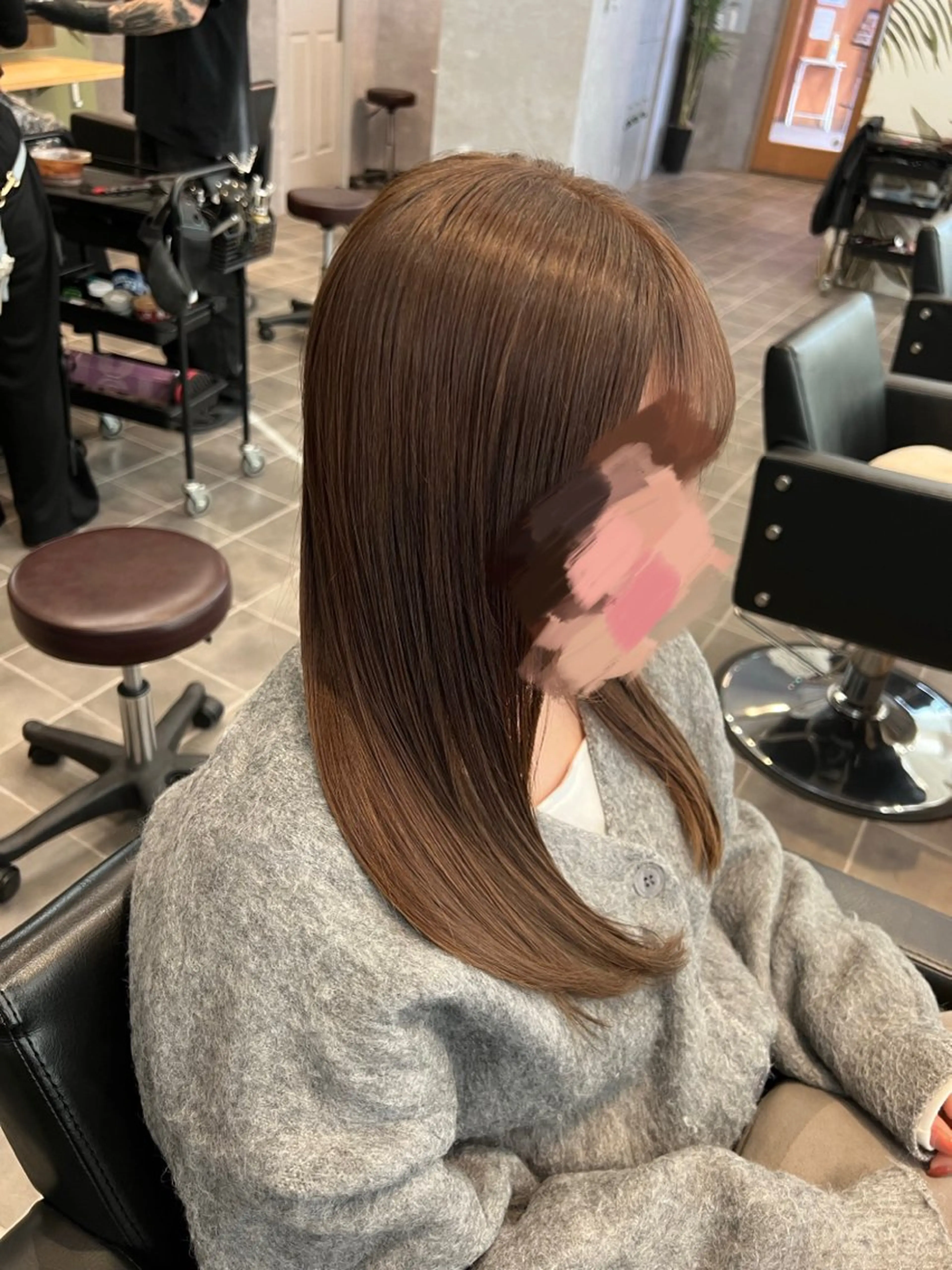 🤩カット＋前髪縮毛矯正＆3stepトリートメント🤩の写真