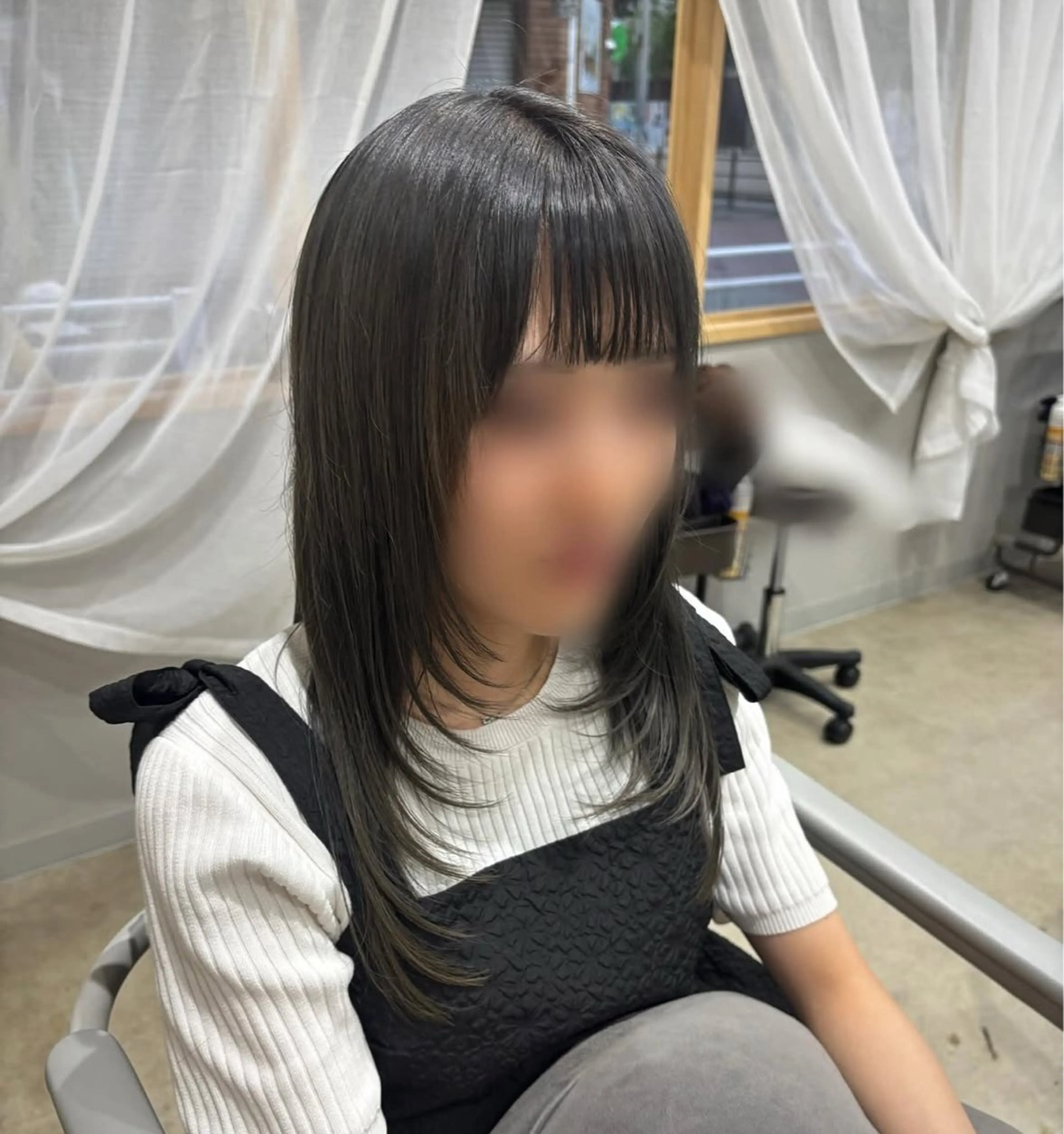 ［すぐ予約NG］［モデルクーポン］　　　　レイヤーカット＋トリートメント🍐の写真