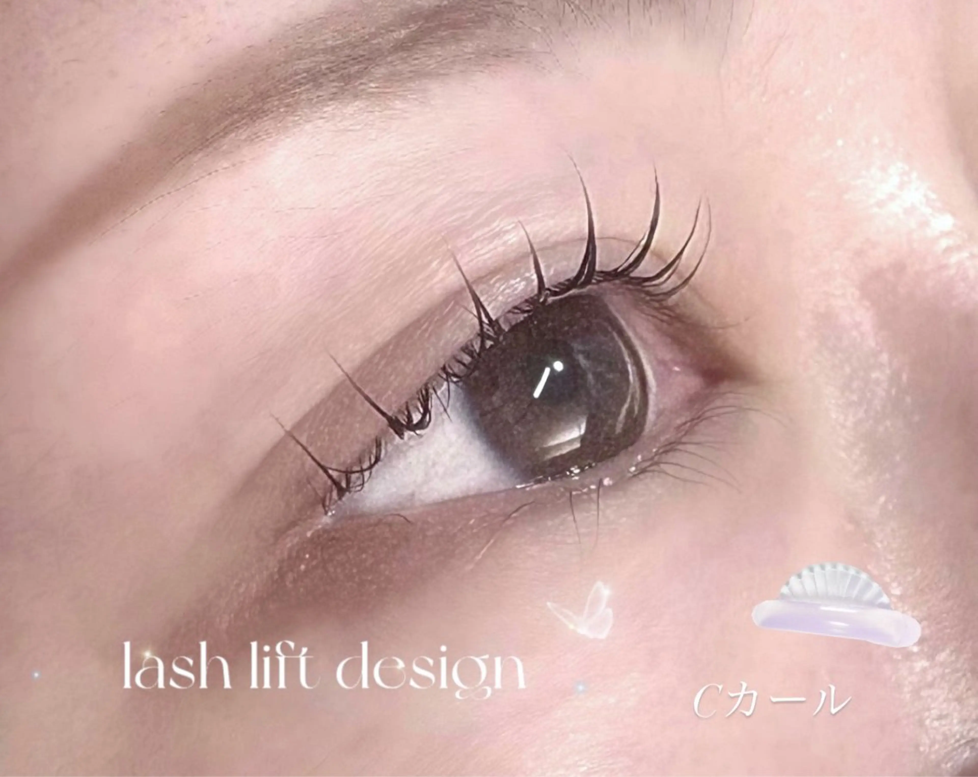 マツエク・マツパ Cカール マツパ Manami ︎︎⟡のマツエク・マツパデザイン